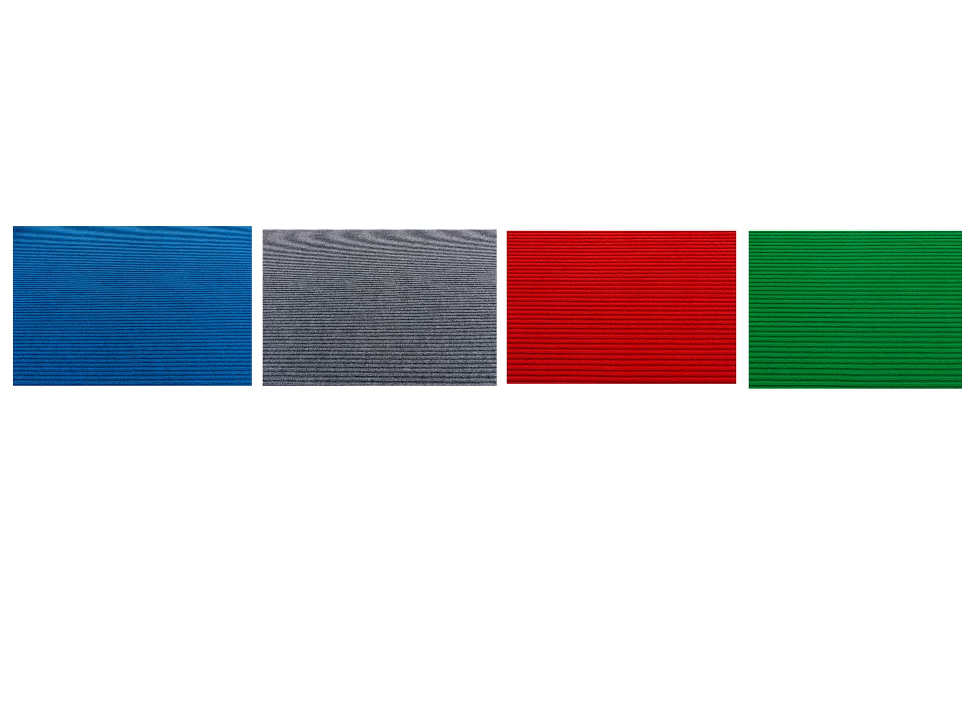 10’ roll carpet runner in four vibrant colors