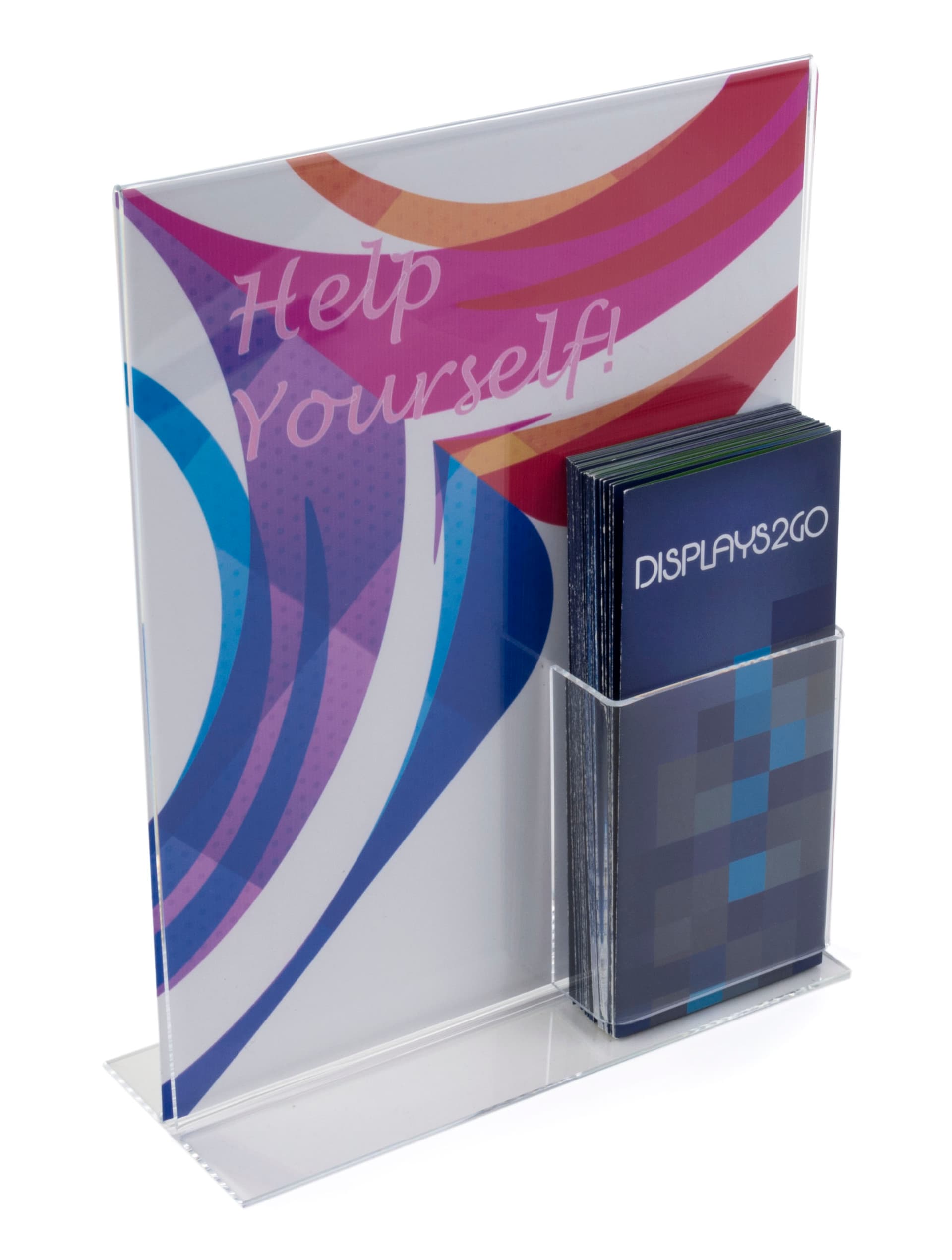 Sign Frame & Brochure Display for 4" x 9" Literature