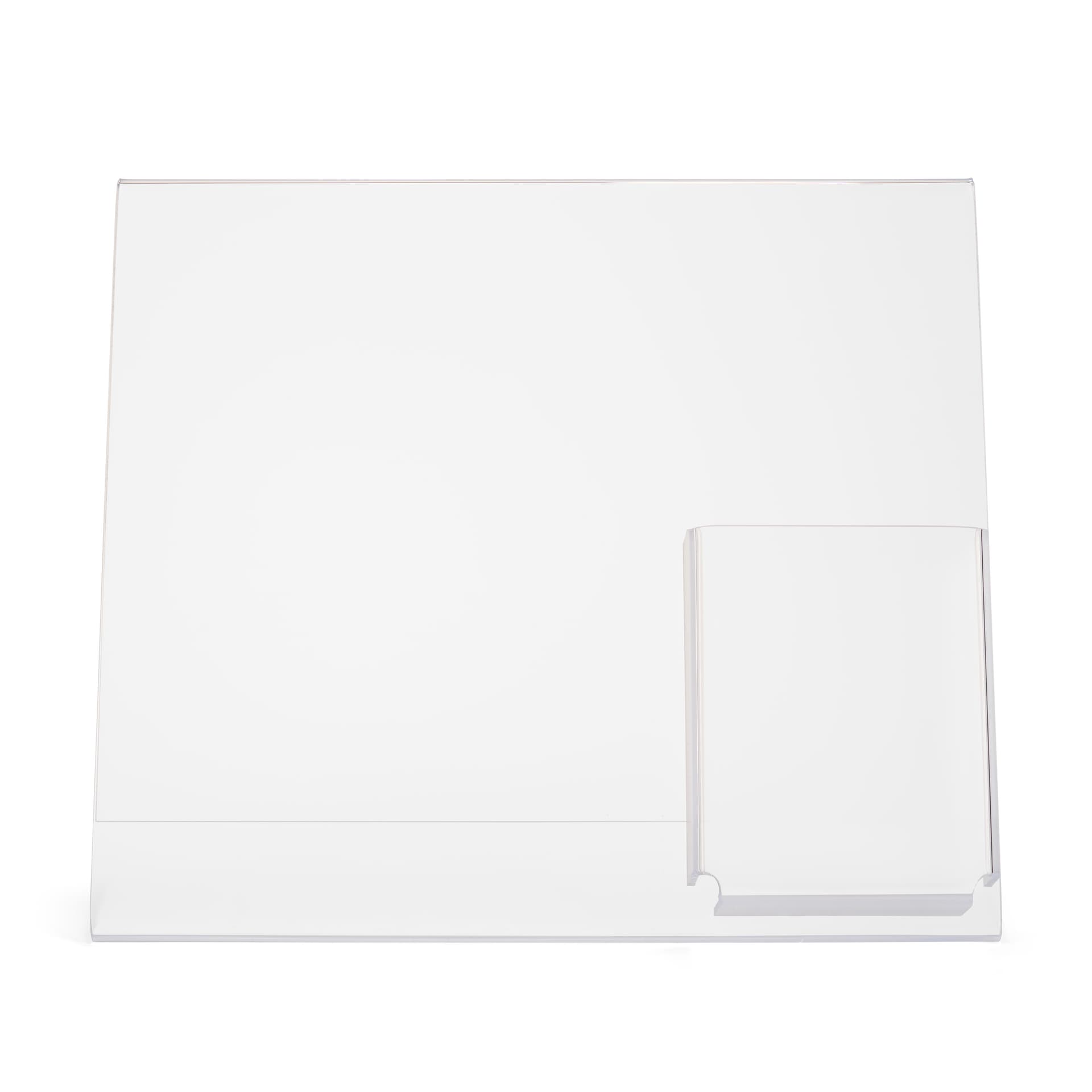 13" x 11" Sign Frame with Brochure Holder with a right-side pocket for easy brochure access 