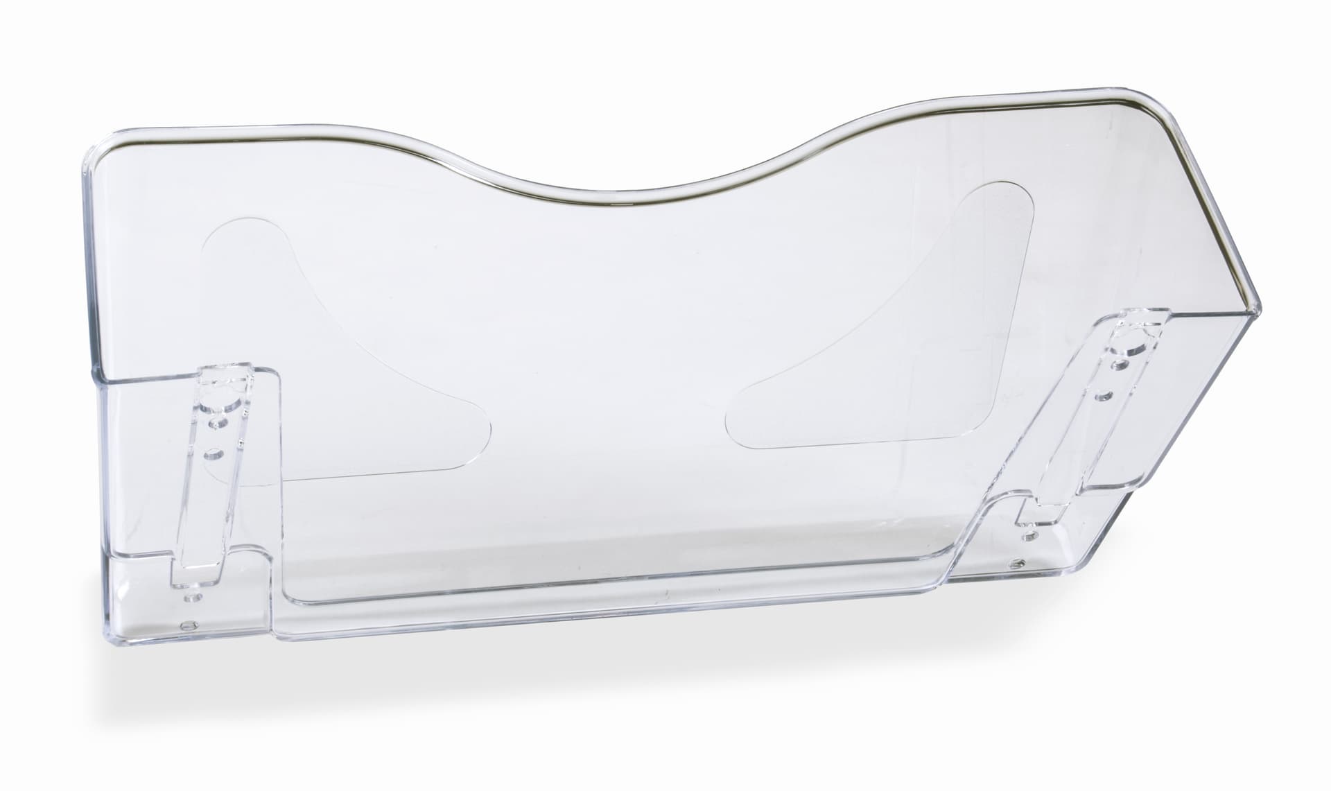 Clear Acrylic Wall File Folder with Single Pocket