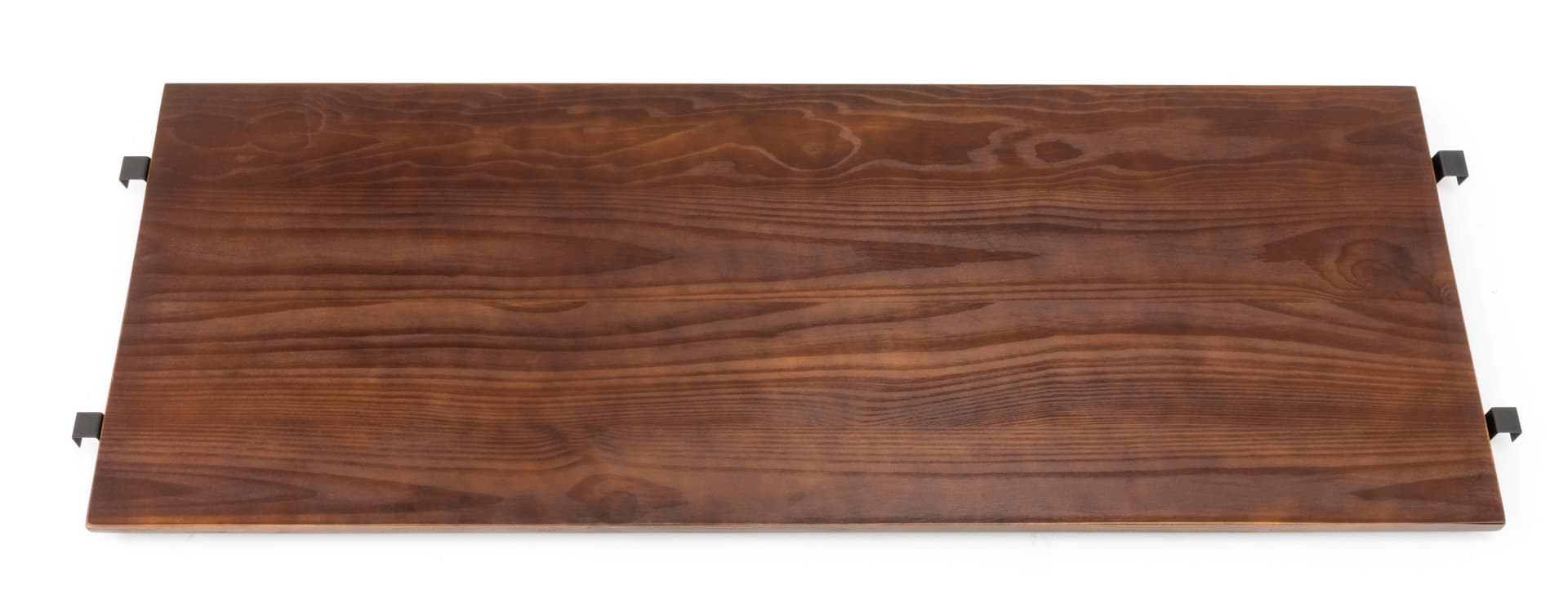 Outrigger Add-On Unit with Dark Wood Shelves Attaches to PPLN12BRWN