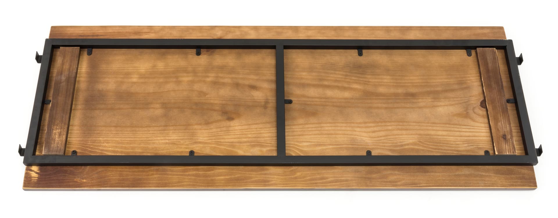Wooden Add-On Shelves for Pipe Outrigger System