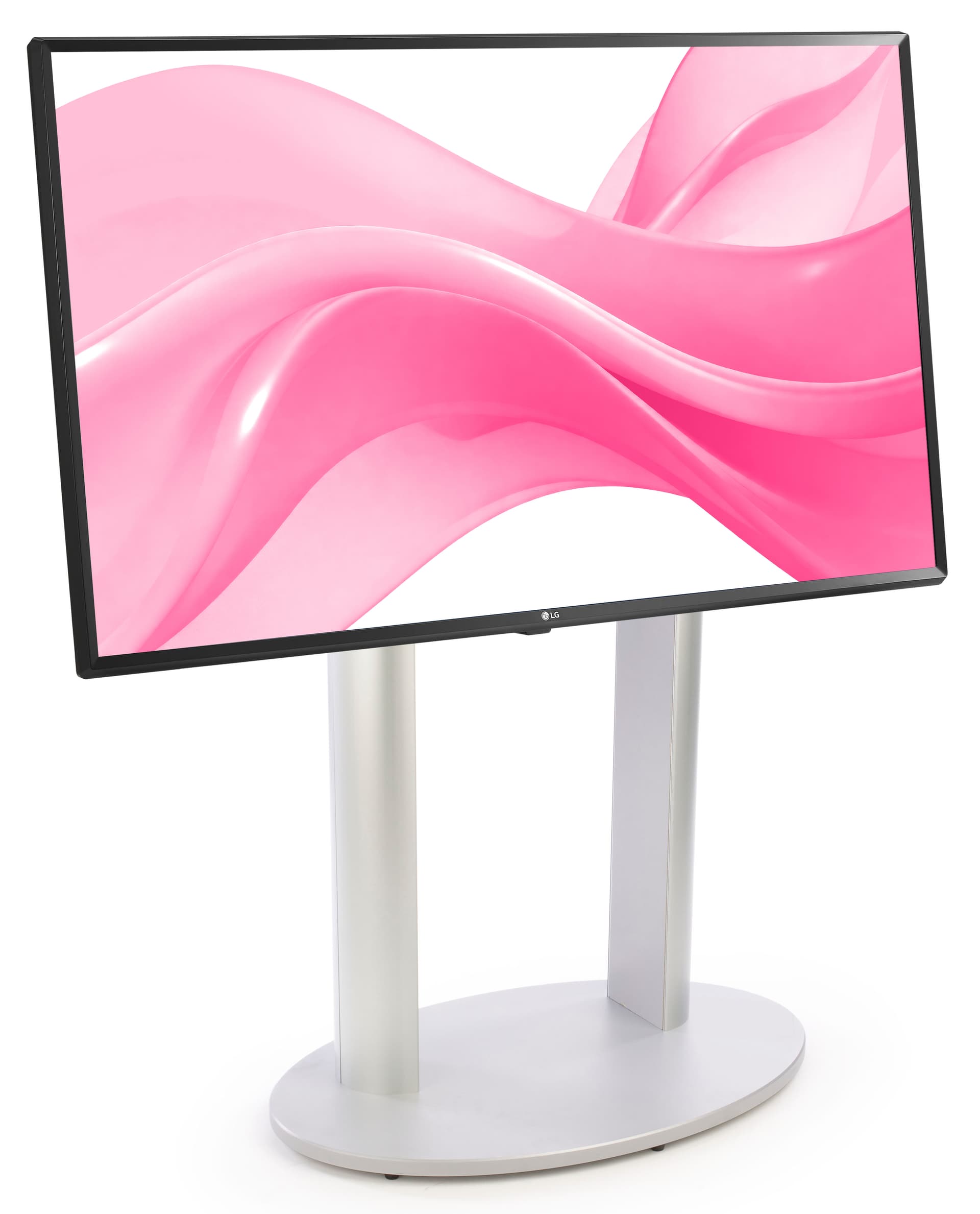 Digital signage TV screen with LG SuperSign content management software