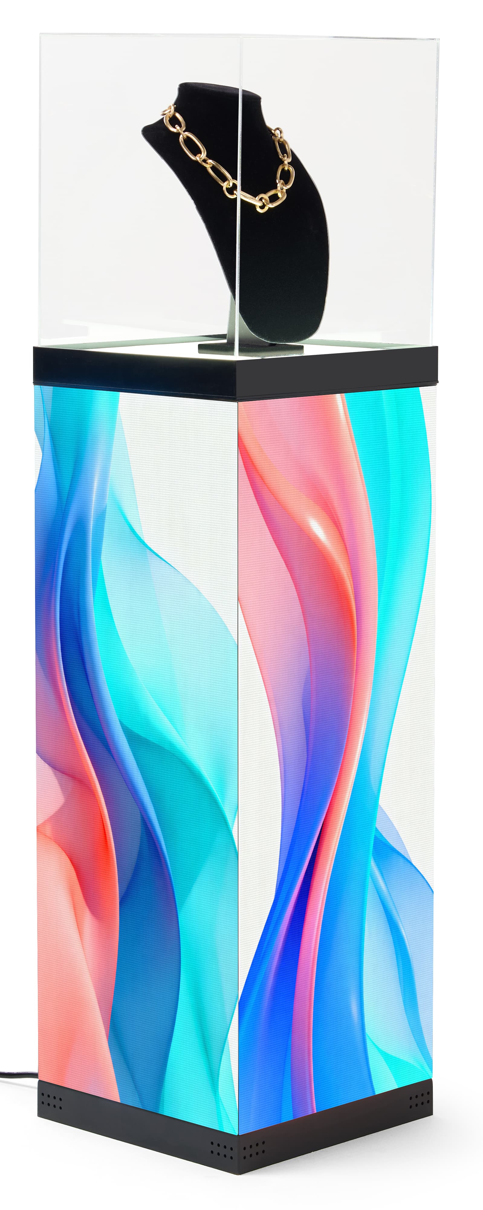 4 sided LED pedestal