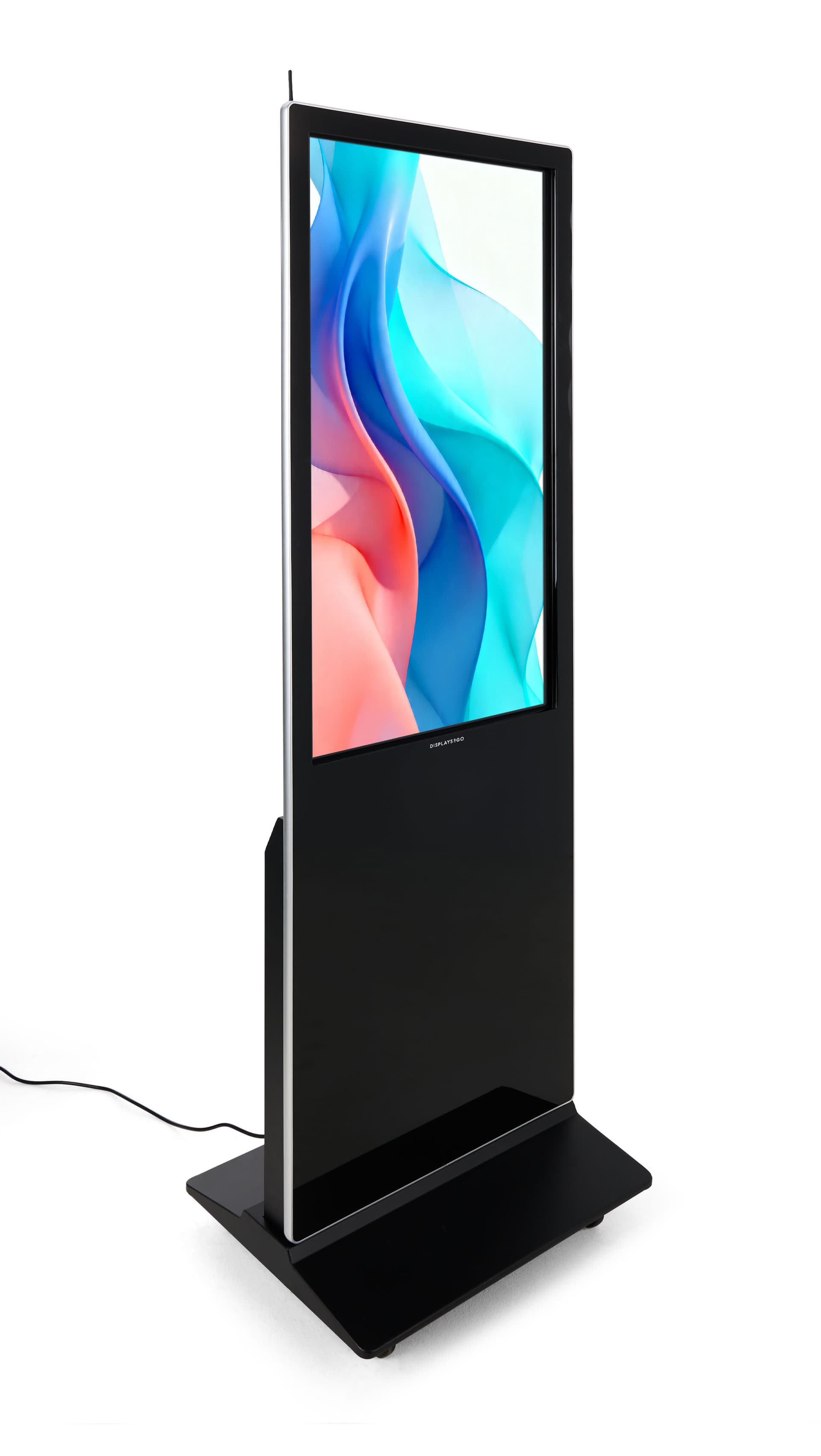 Advertising Multimedia Kiosk with Tempered Glass