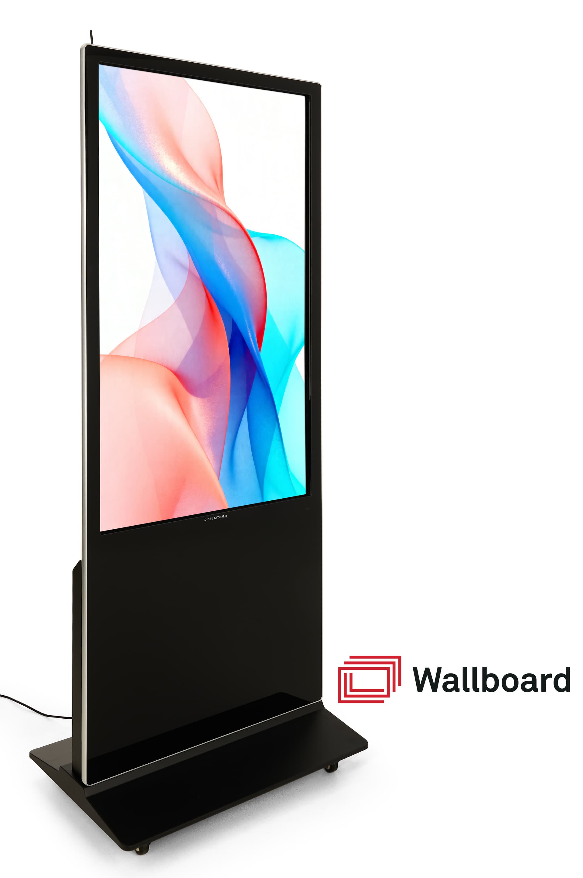 Advertising multimedia kiosk with touch screen display