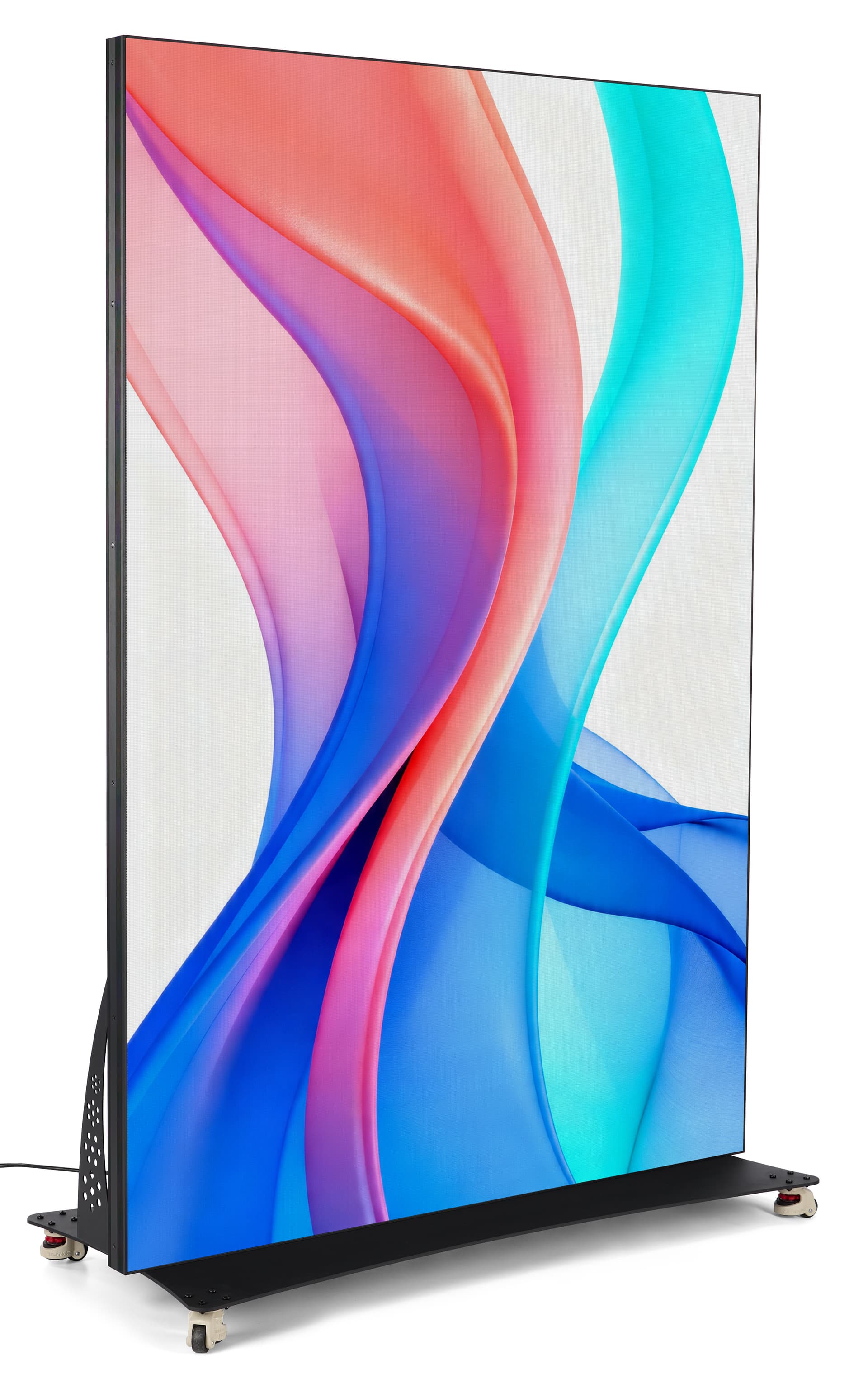LED poster display with a robust 50 inch wide display surface