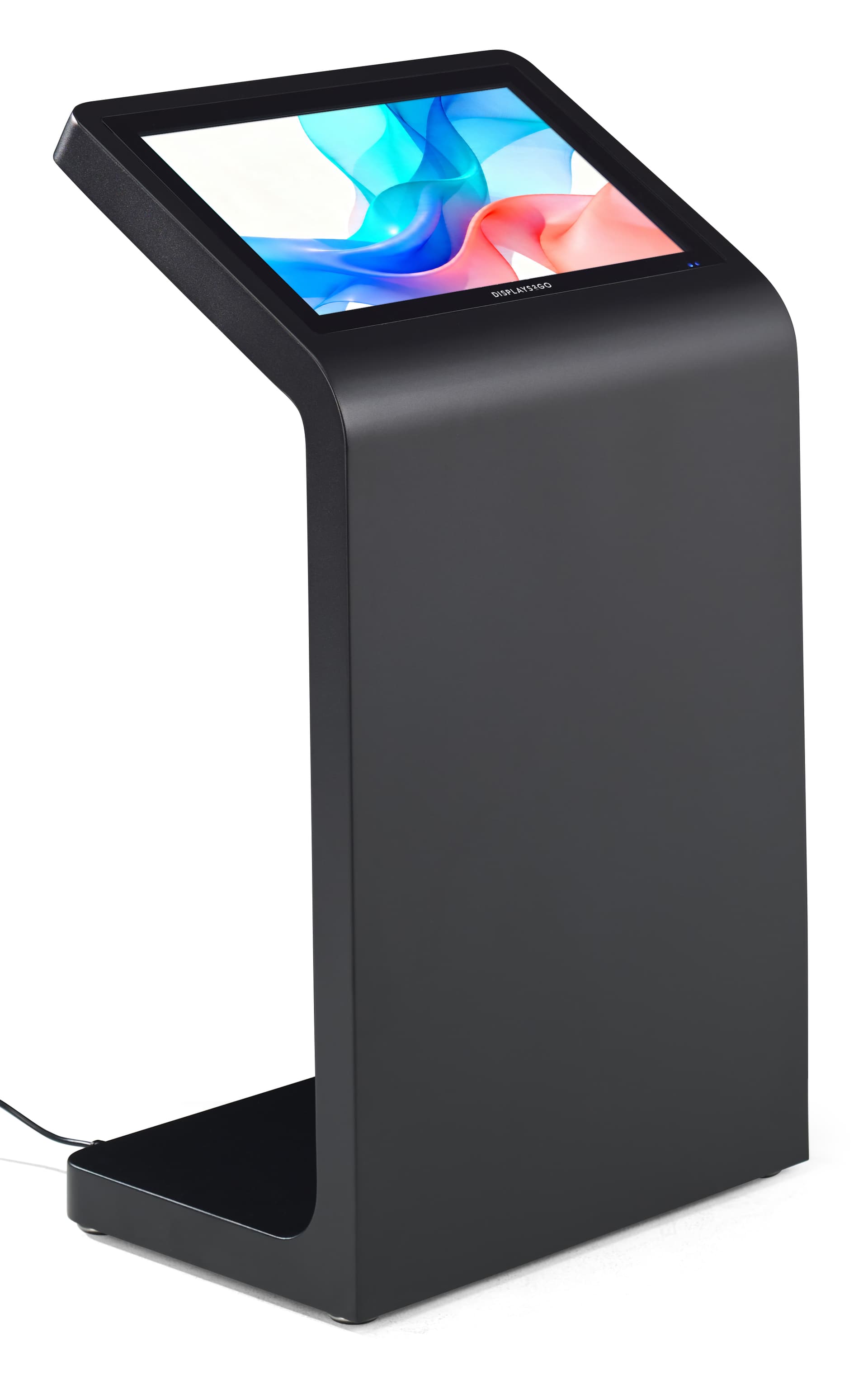 Floor standing touch screen kiosk with 10 point PCAP touch technology