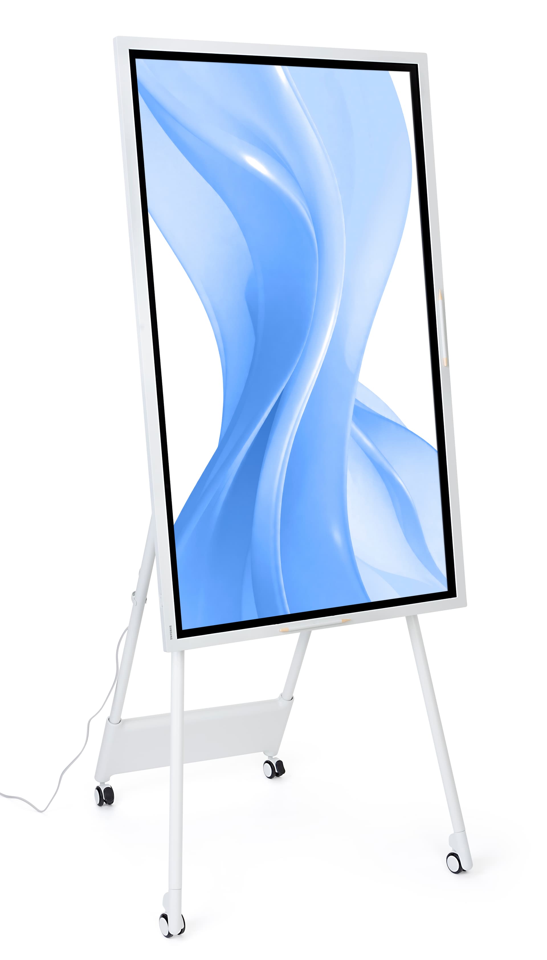 Interactive digital flipchart display with 55 inch touch screen