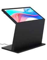 Touch screen interactive kiosk with an LCD screen panel type