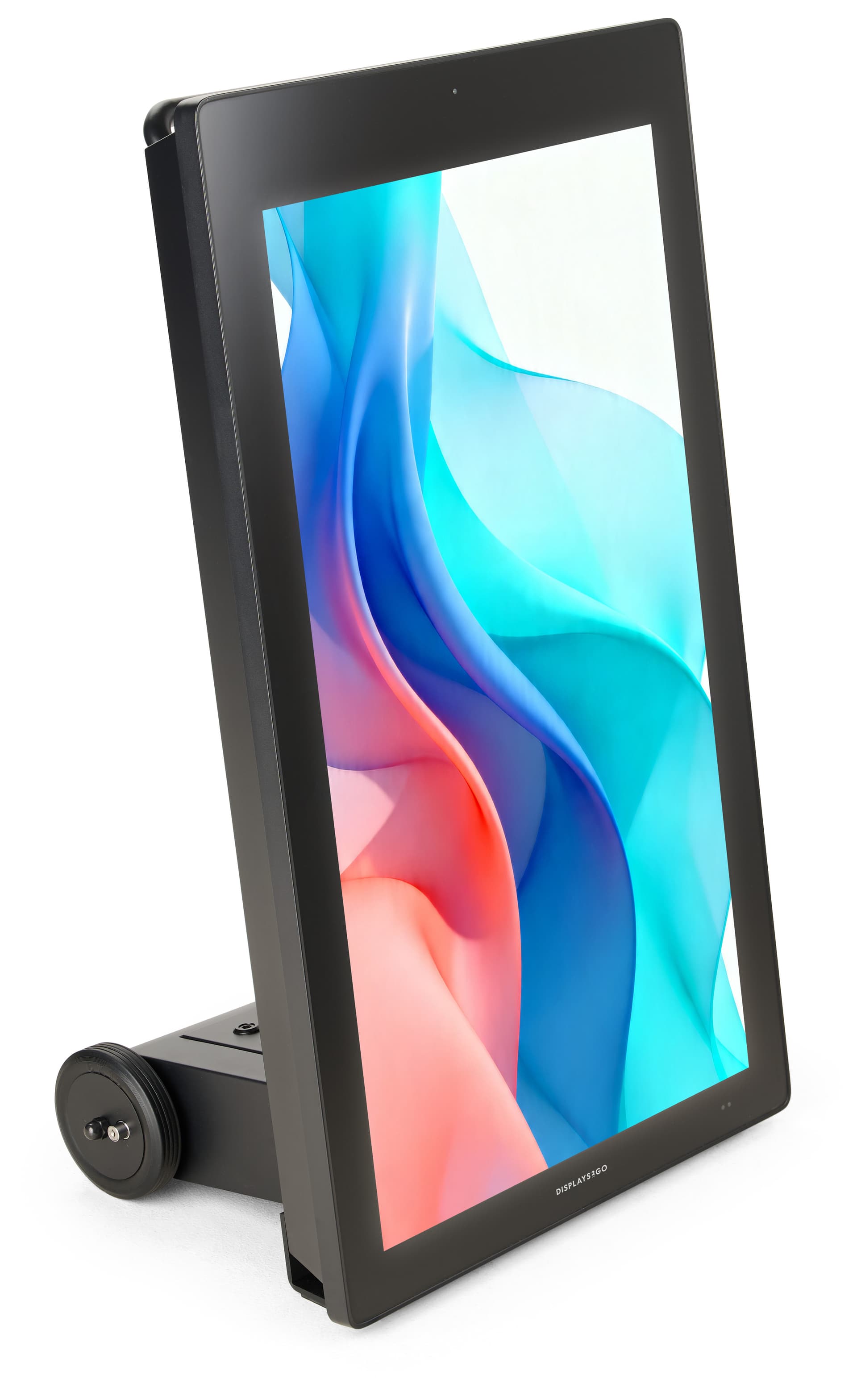 Portable outdoor digital signage with 43 inch screen