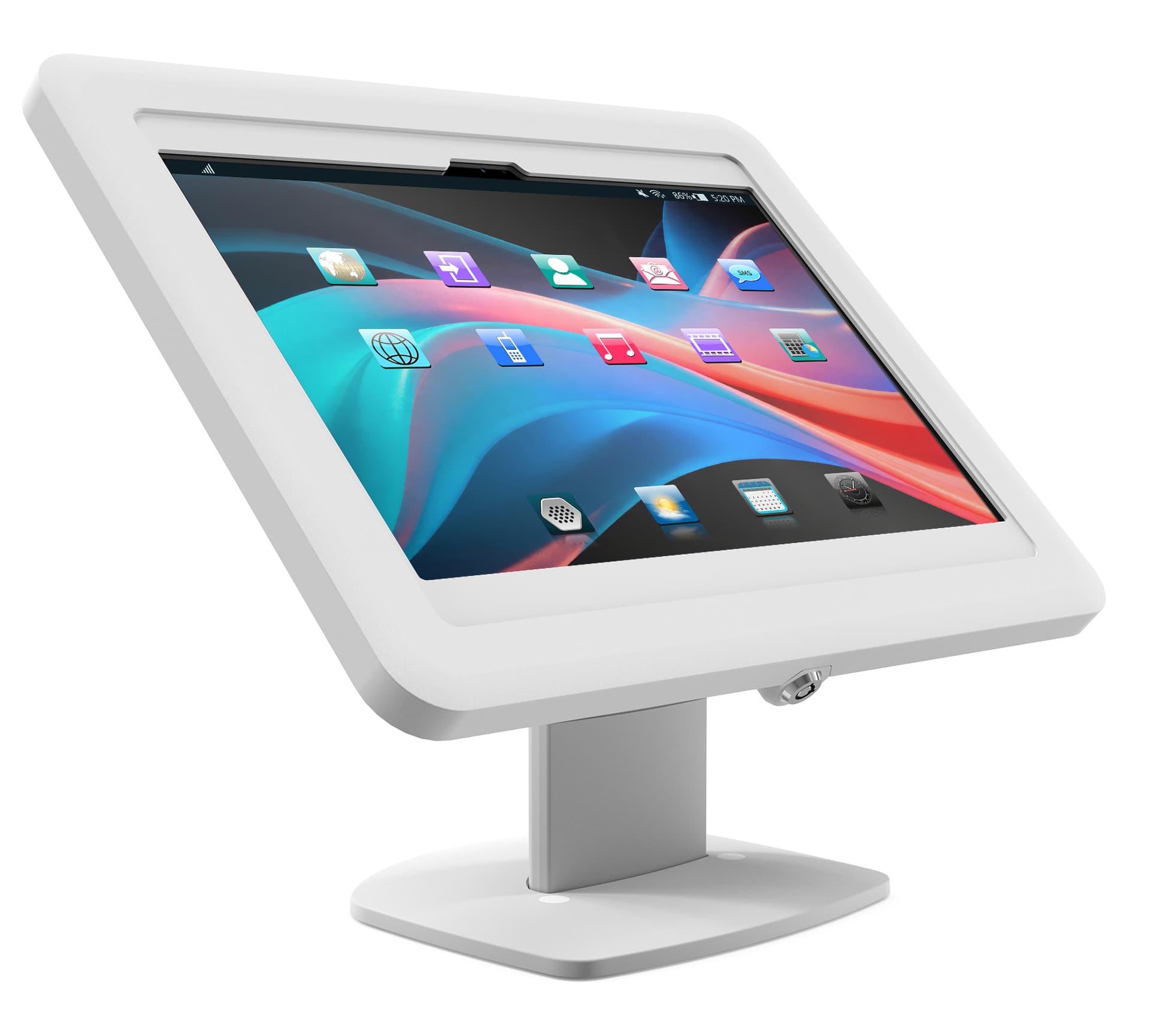 Countertop Samsung Galaxy tablet holder with two year factory warranty included