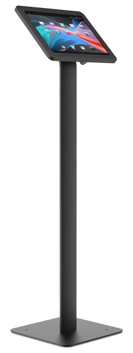 Floor standing Microsoft Surface tablet holder is compatible with the Microsoft Surface Pro 8th, 9th, 10th, and 11th Gen tablets