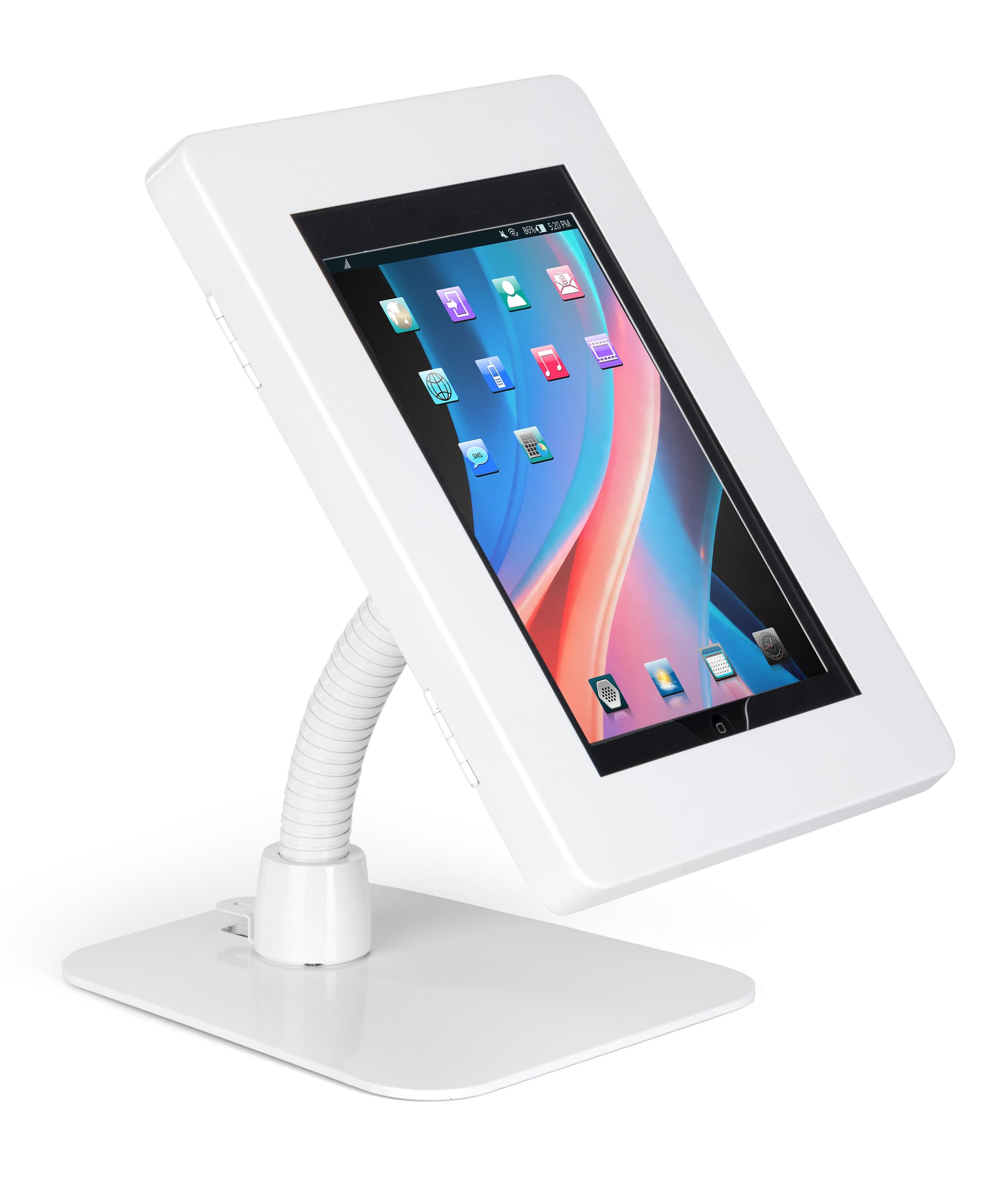 Locking anti-theft multi-mount iPad tablet stand