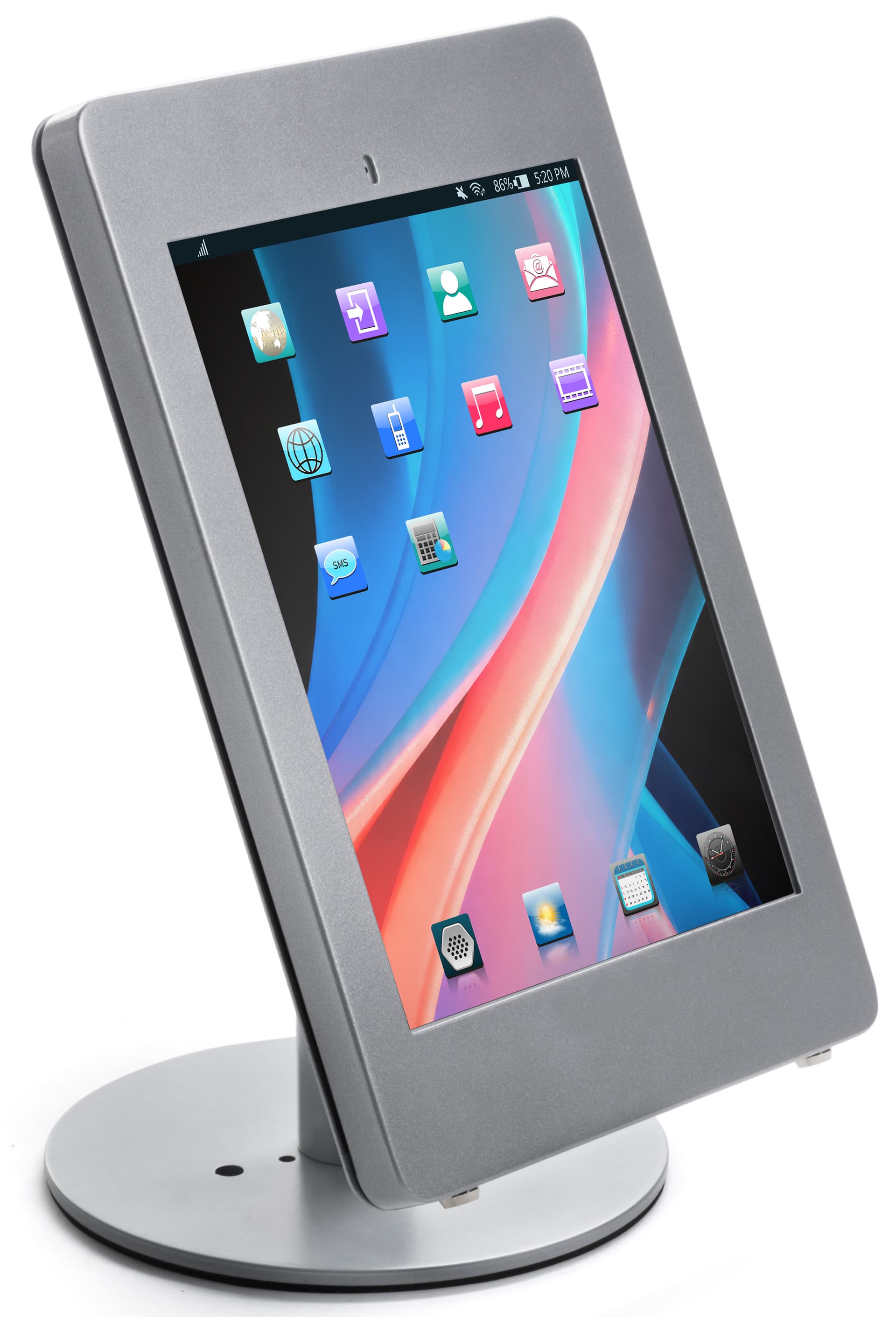Silver iPad Pro Retail Stand