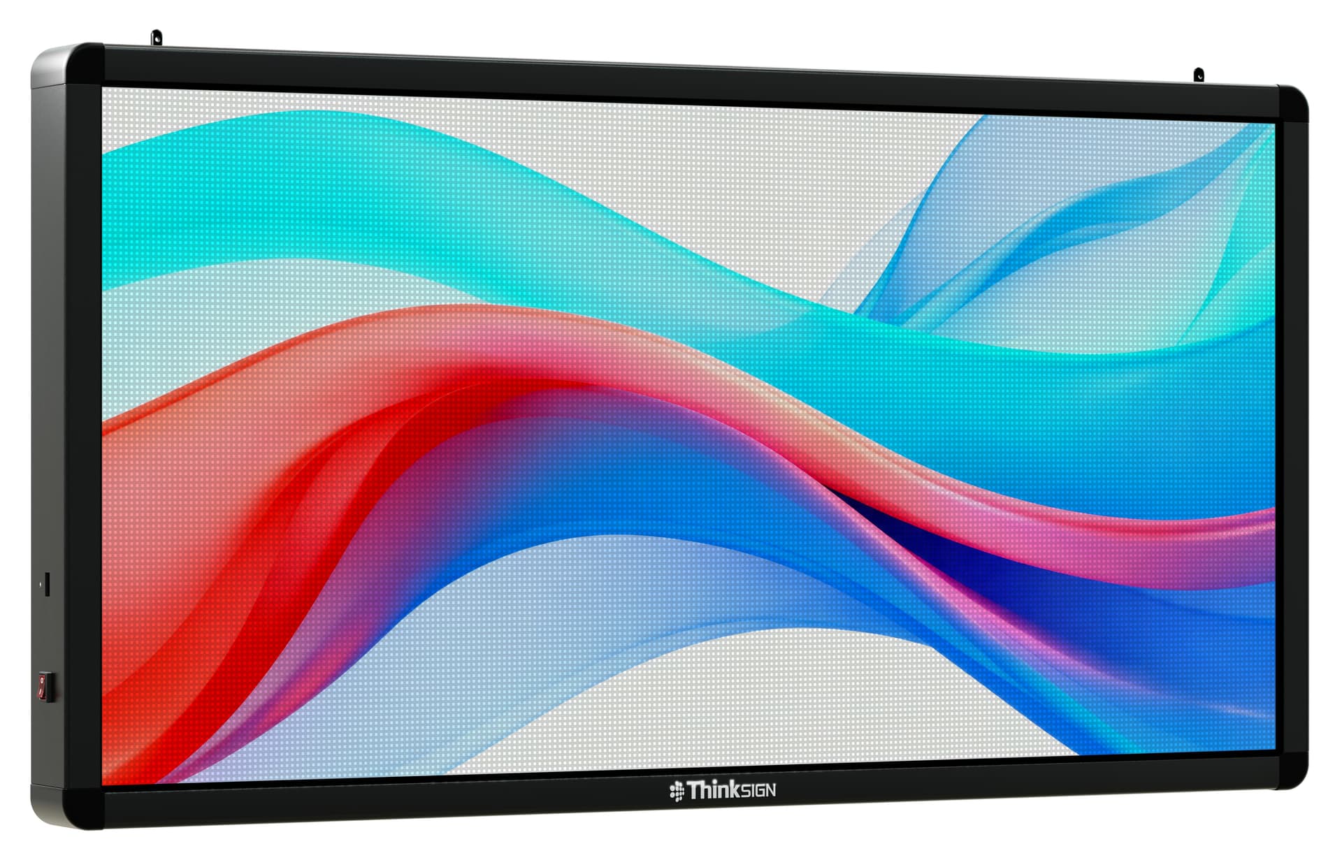 ThinkSign LED window sign with a screen size of 28 inches 