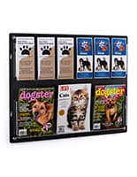 29 inch x 23 inch wall mount brochure holder
