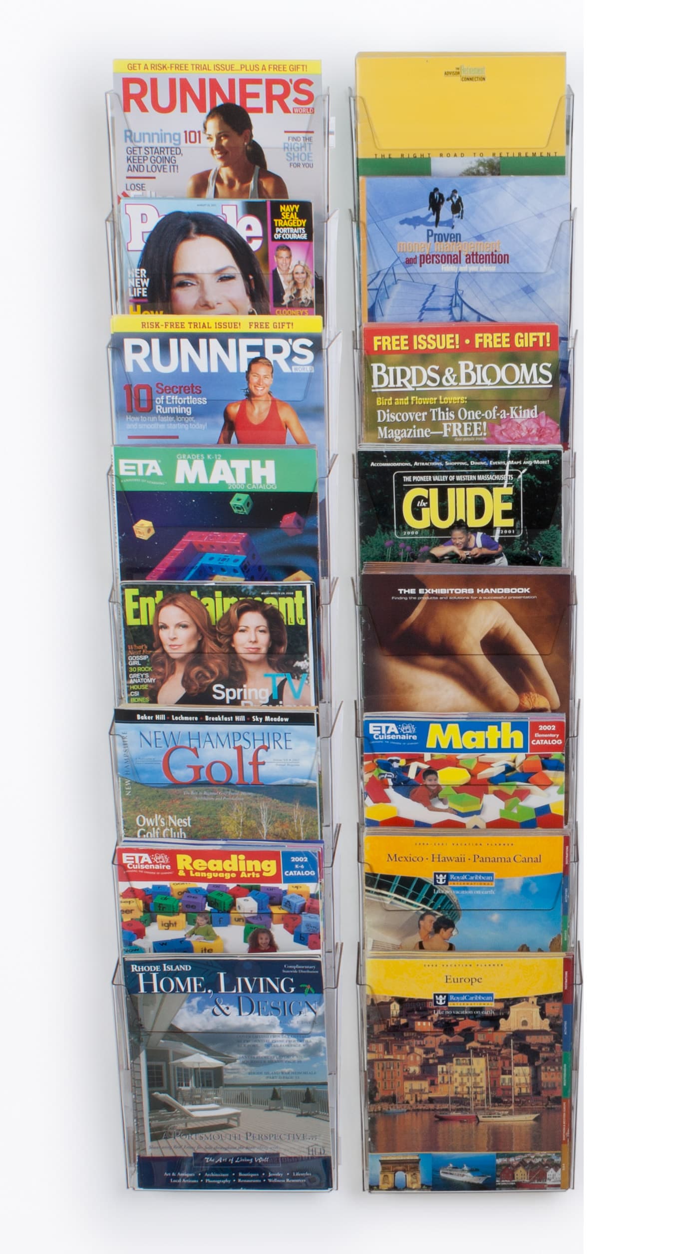 hanging literature organizers