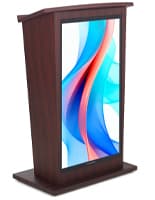 Digital podium with 43 inch non touch LCD screen