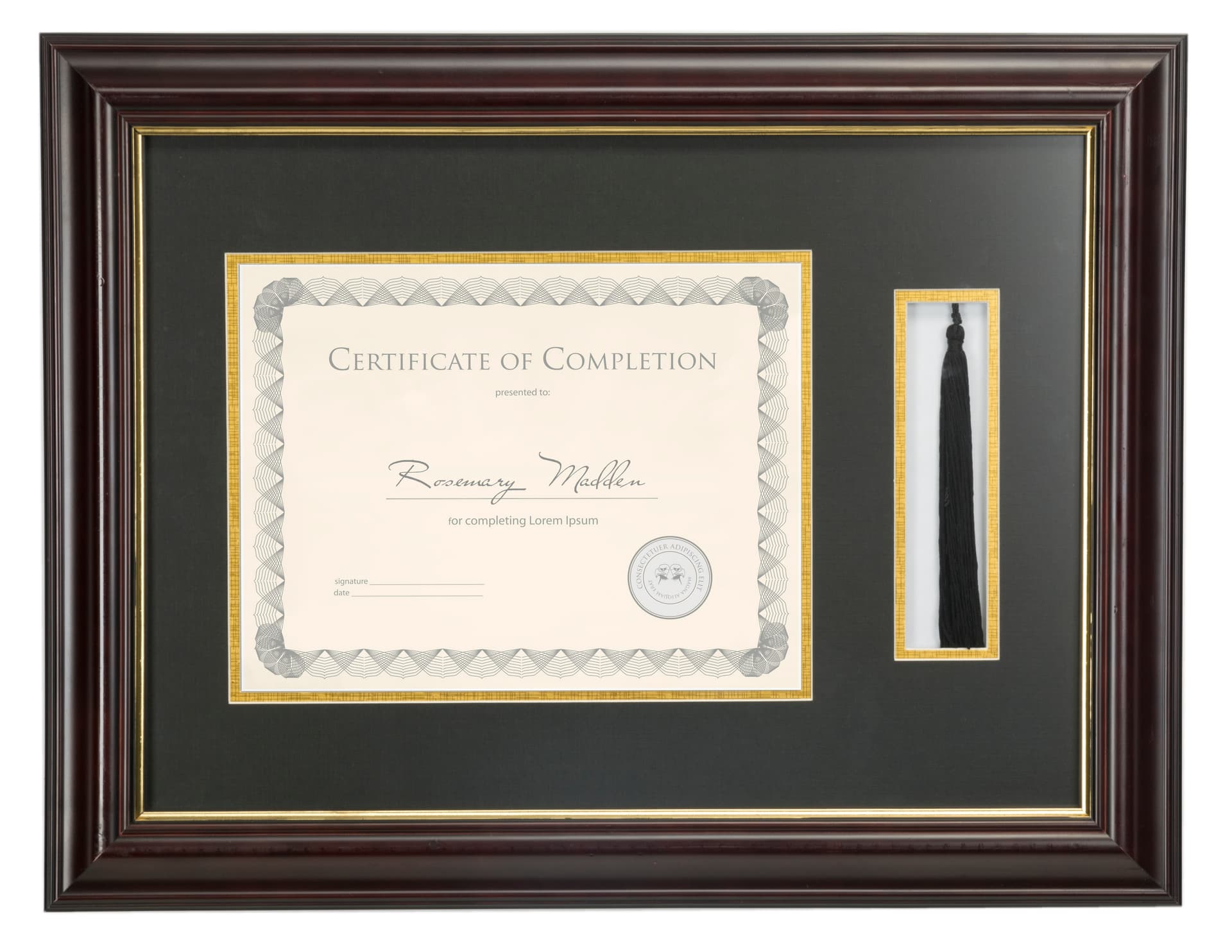 11” x 8.5” Tassel and Diploma Frame for Wall Mounting