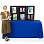 54"w Tabletop Hook & Loop Display Board, 3 Panels, Double Sided - Black & White