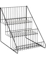 3 Tier Wire Countertop Rack w/ Jet Black Finish