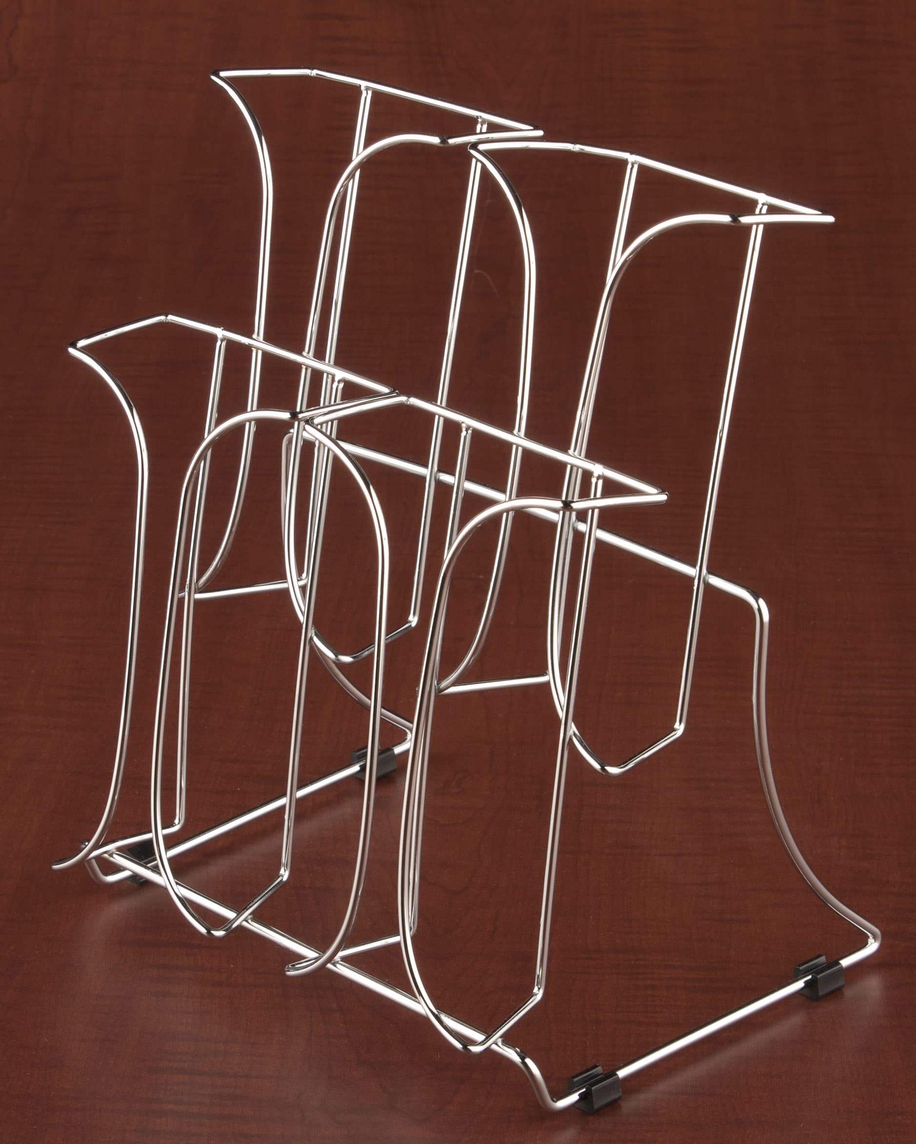 Brochure Storage Rack With Four Pockets