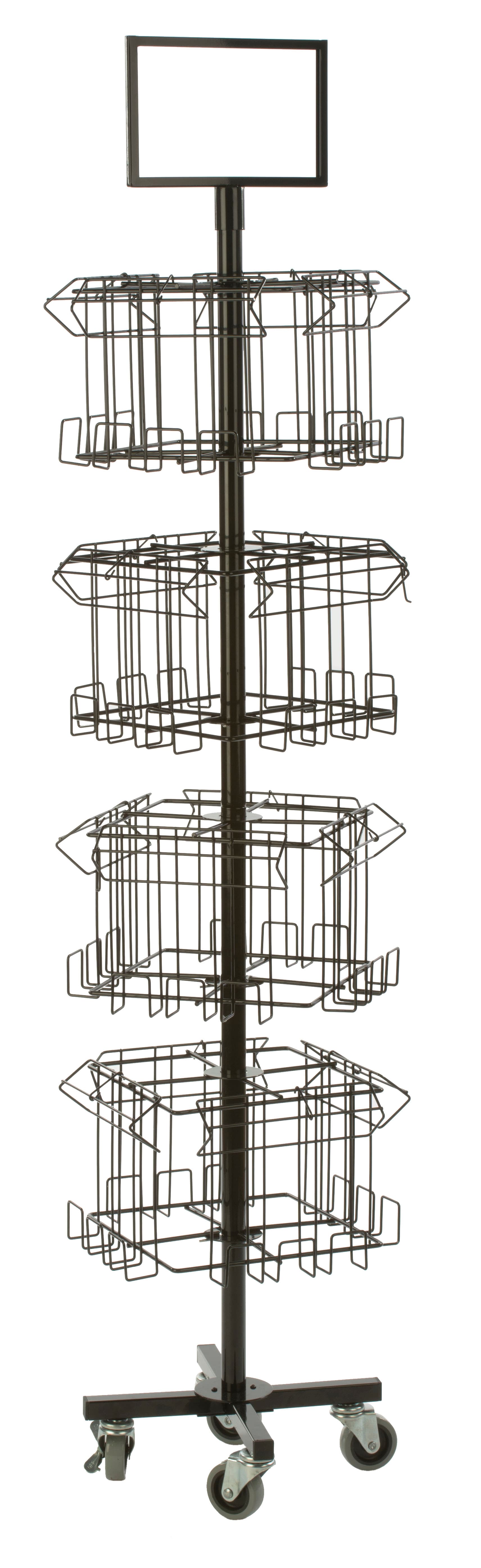 Wire Standalone Literature Carousel