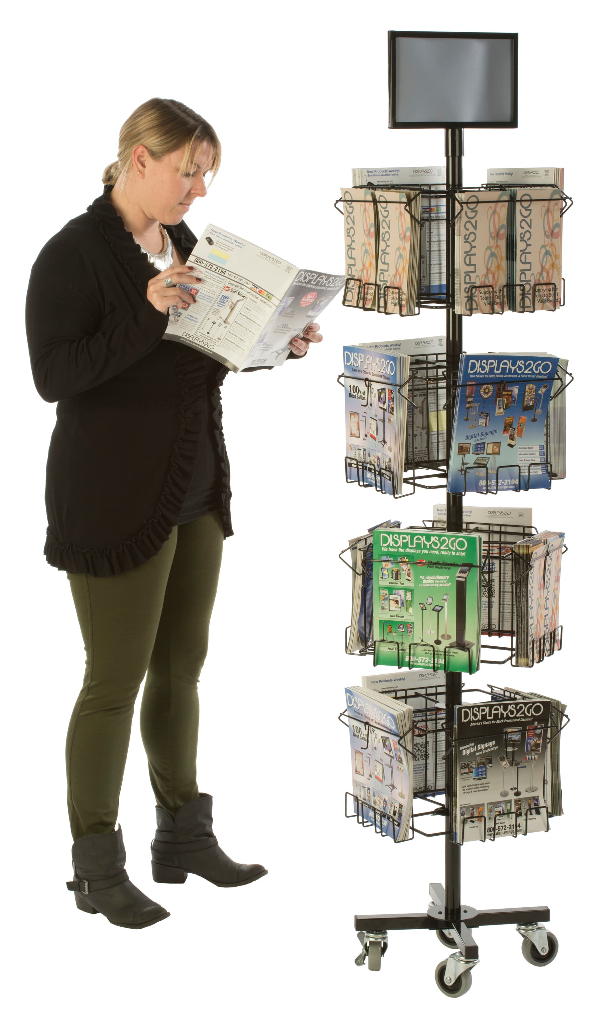 Black Standalone Literature Carousel