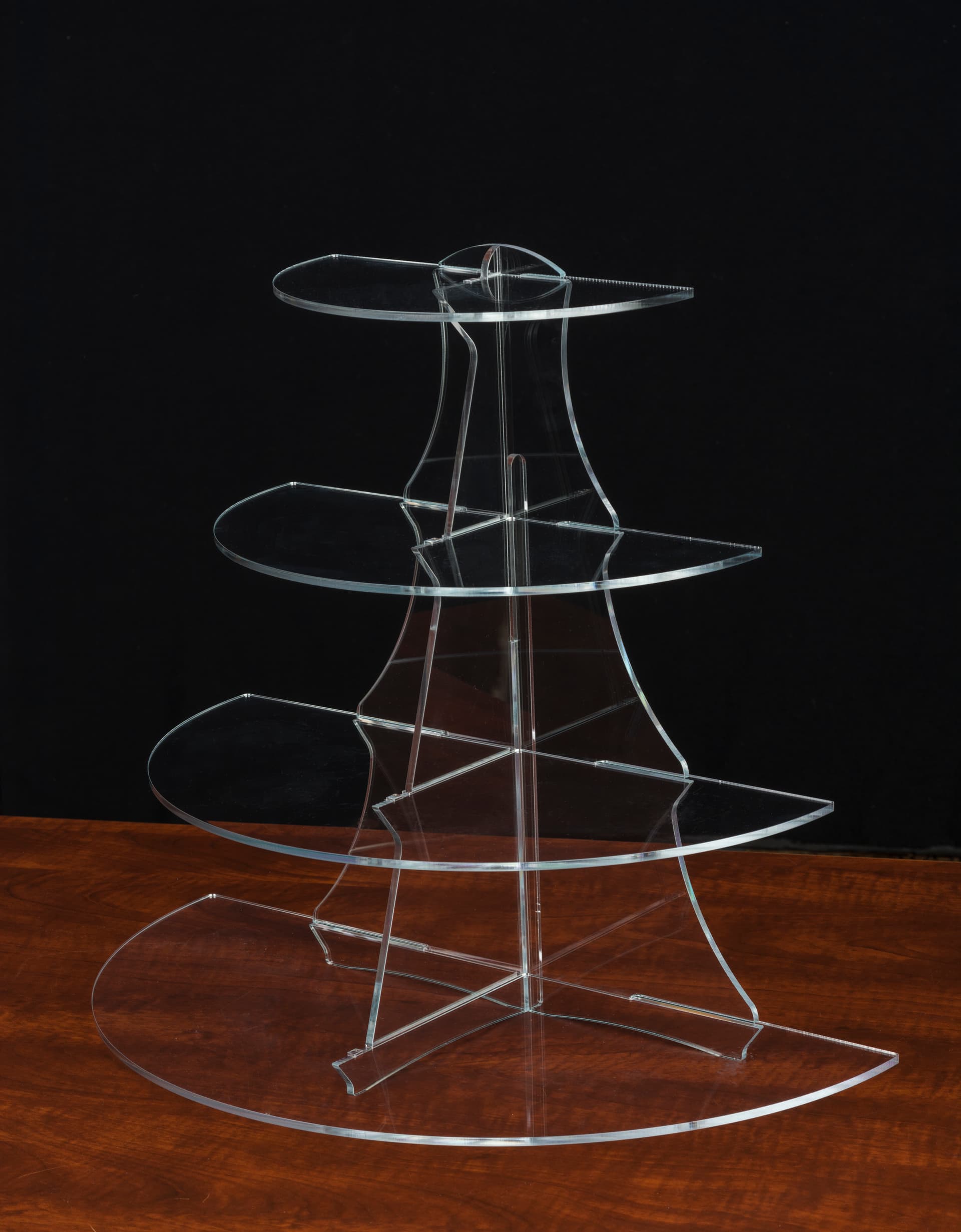 Versatile 4 Shelf Acrylic Stand