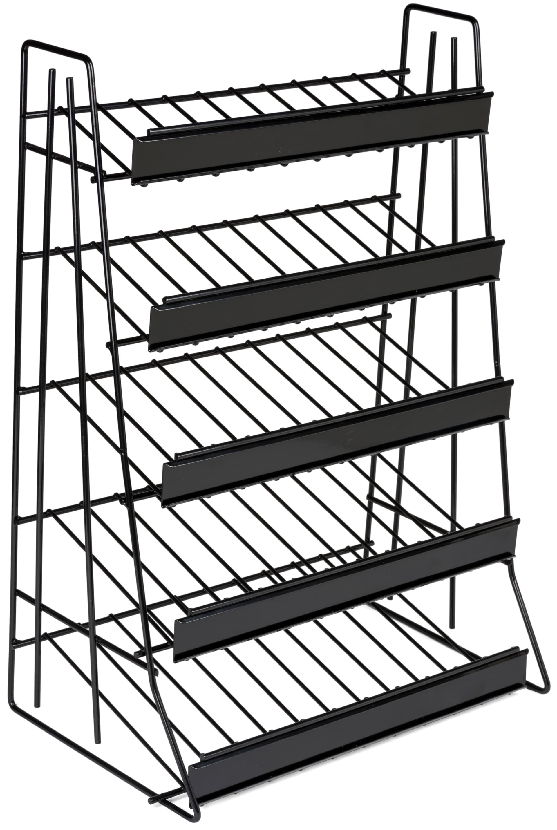 Black 5 Tier Wire Countertop Rack