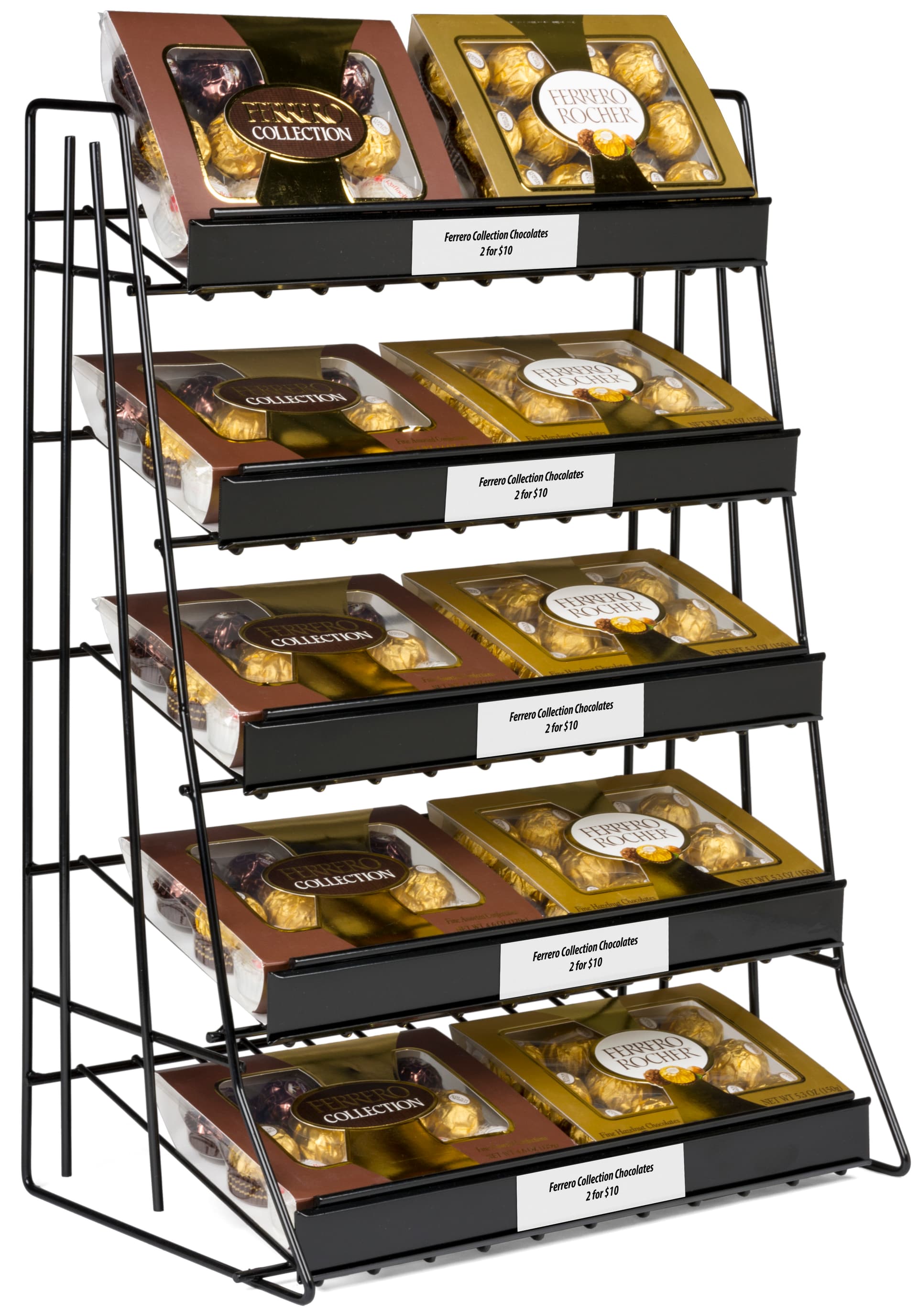 5 Tier Wire Countertop Rack