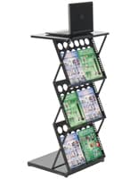 Black  Portable Literature Counter