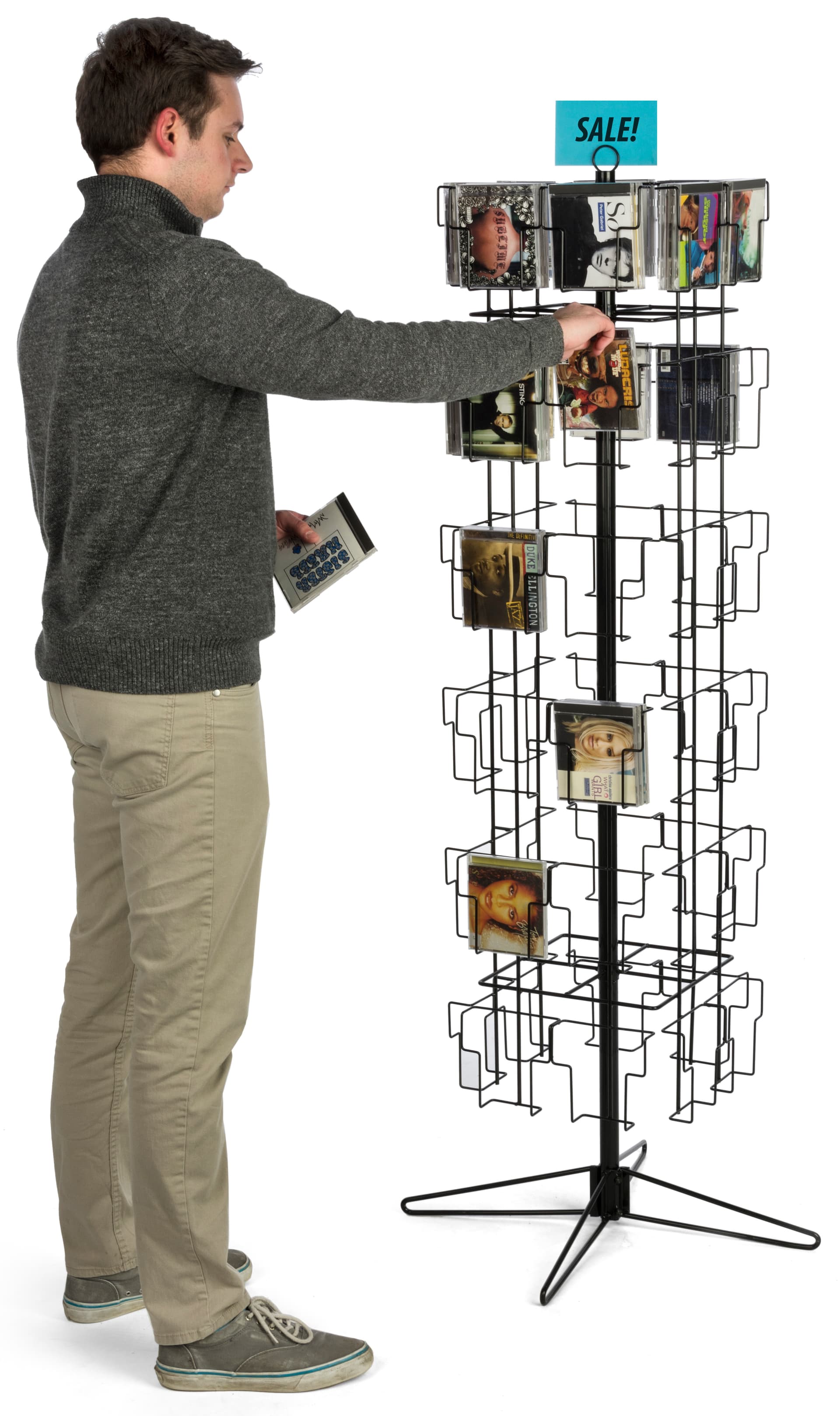 Spinner Display Rack, Steel Wire