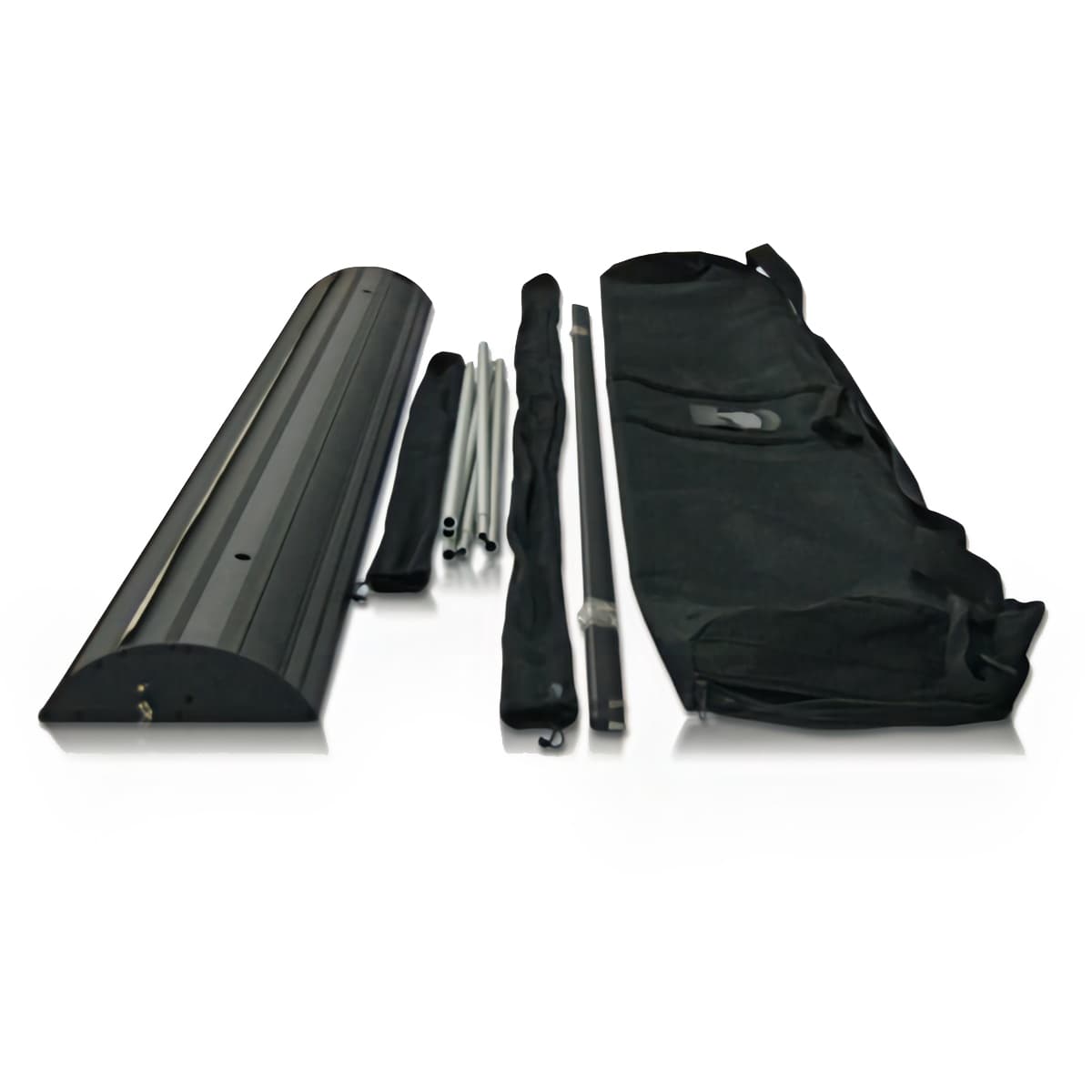 Hardware only premium banner stand with telescopic pole