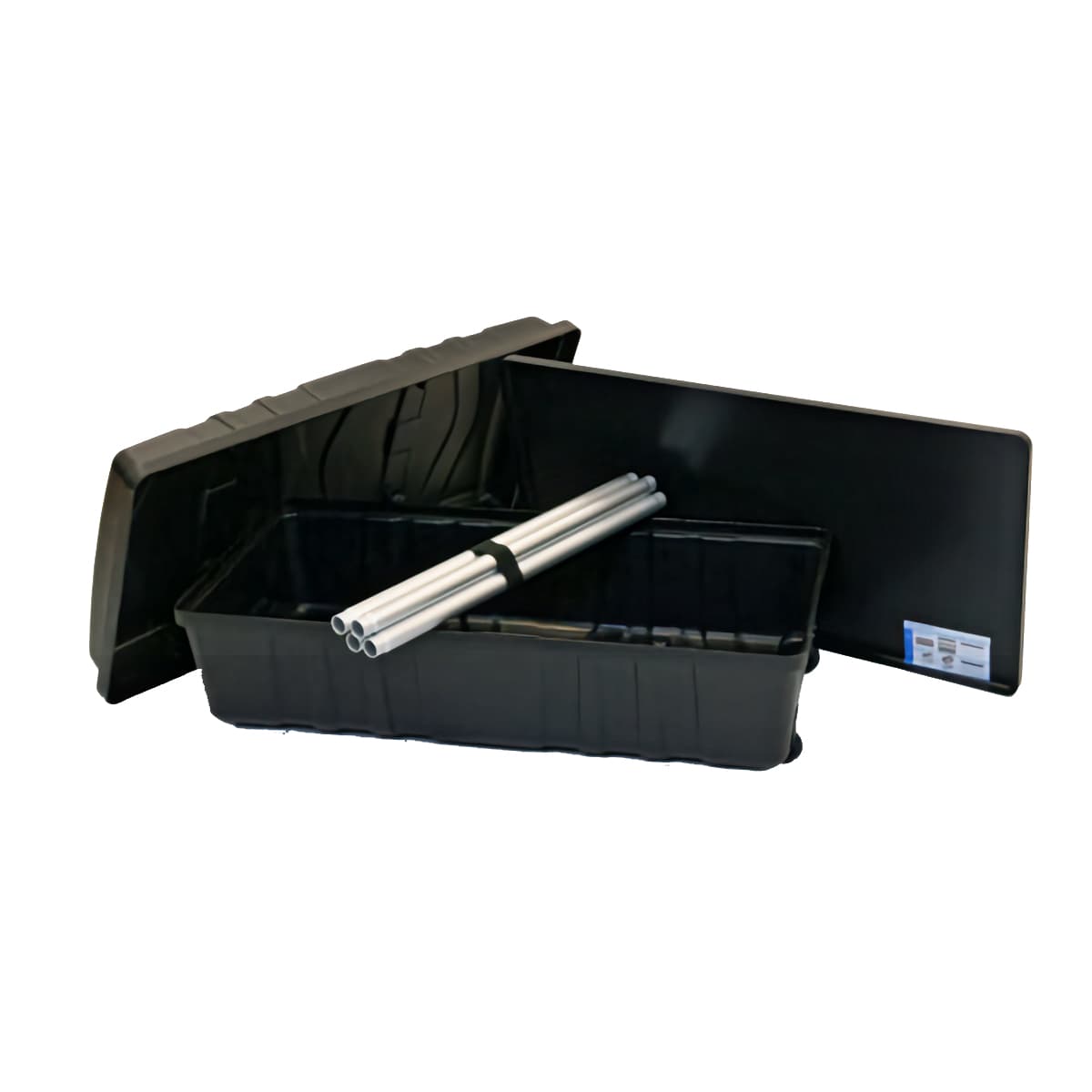 Smart case podium storage container doubles as podium 