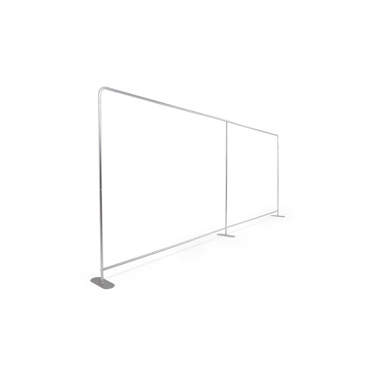 20' tension fabric backwall with lightweight frame