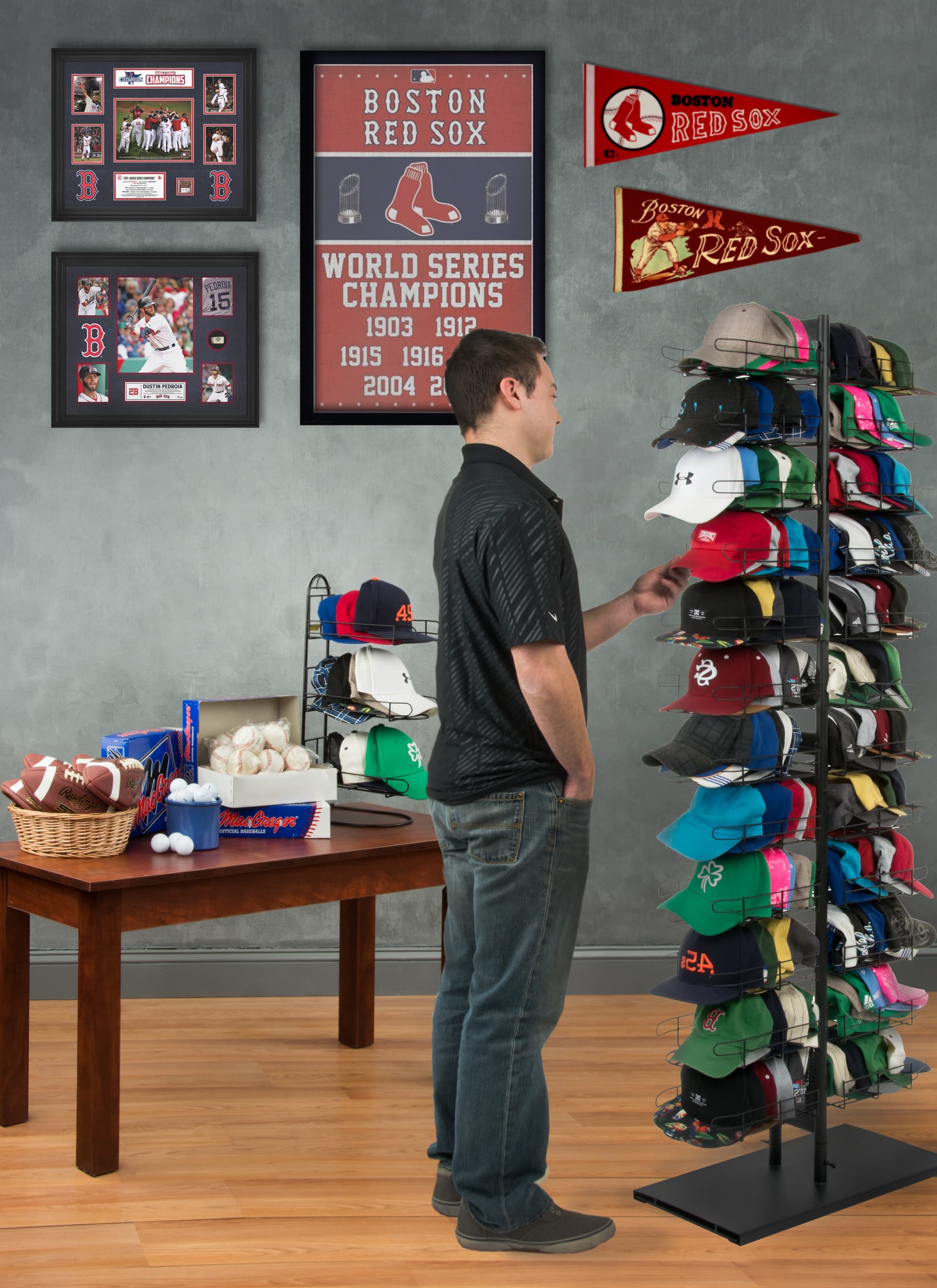 Fitted Hat Rack