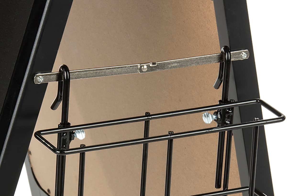  Size Adjustable Black Wire Literature Pocket for A-Frame Sign
