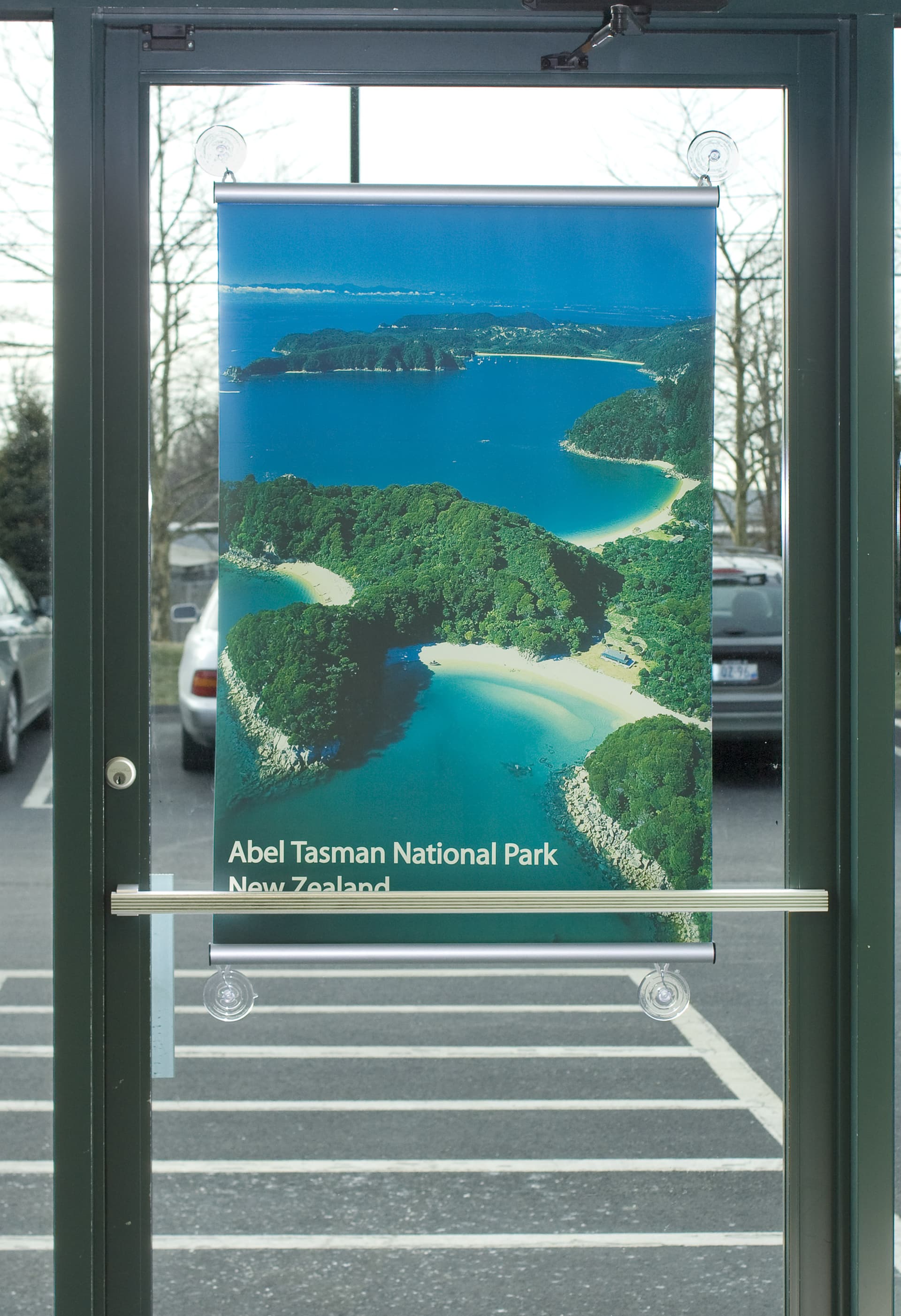 suction cup poster hanger
