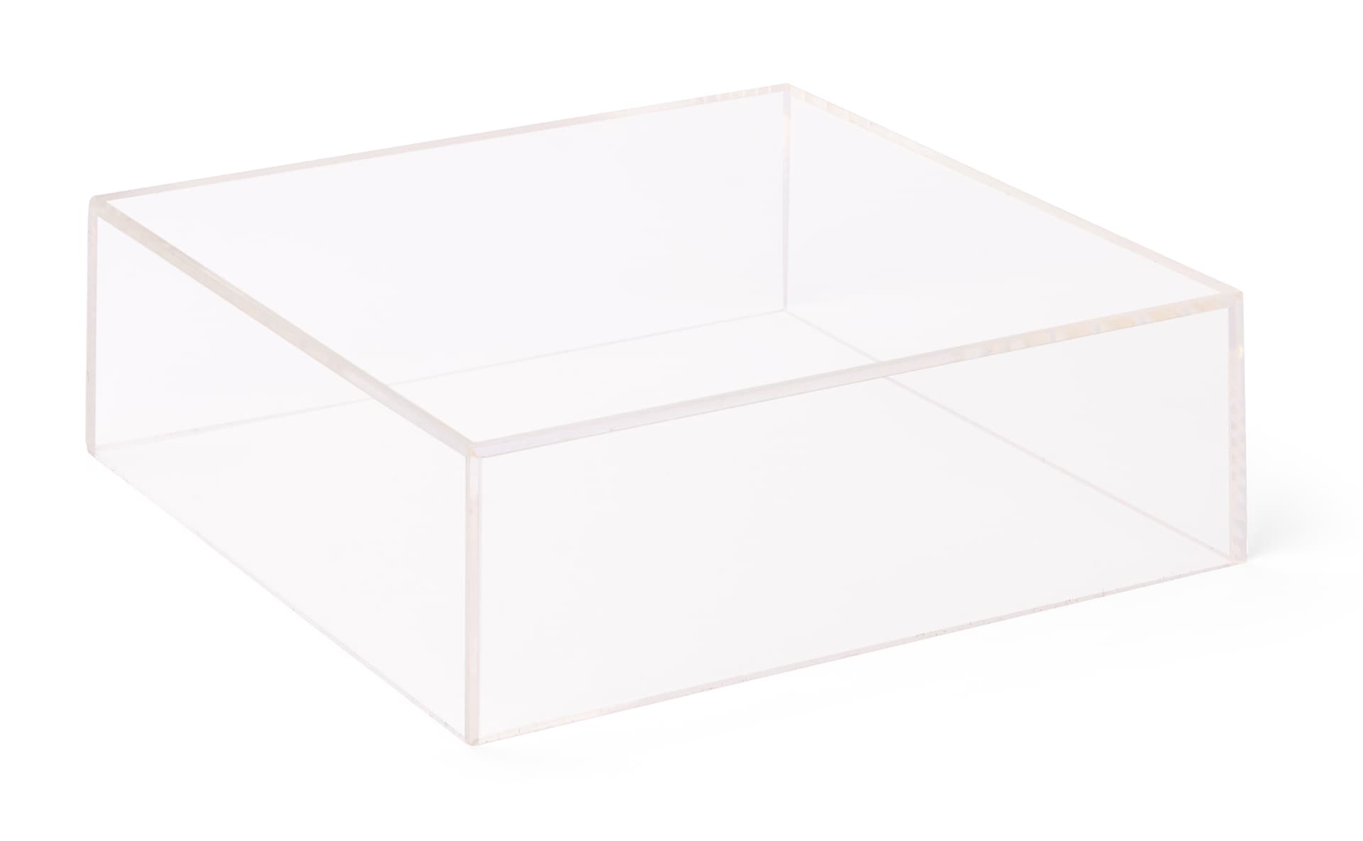 Clear Acrylic Cubes with Small 2 Inch Tall Riser