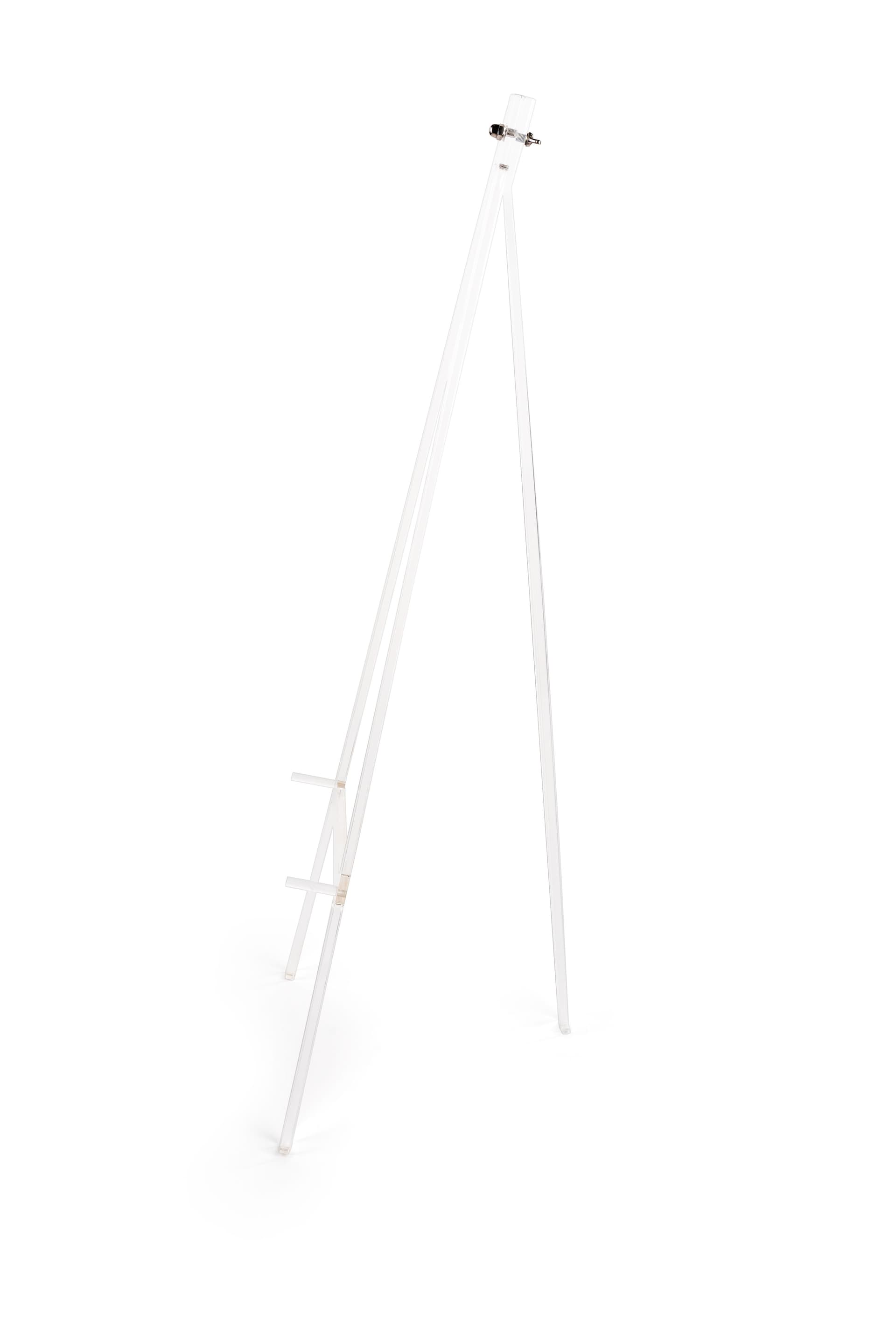 Acrylic A frame floor easel with anti-wobble feet
