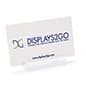 Recycled Acrylic Business Card Holder, Single Slot for 5 Business Cards - Clear