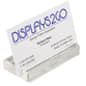 3" Acrylic Business Card Holder Rack, Holds up to 5 Business Cards - Clear