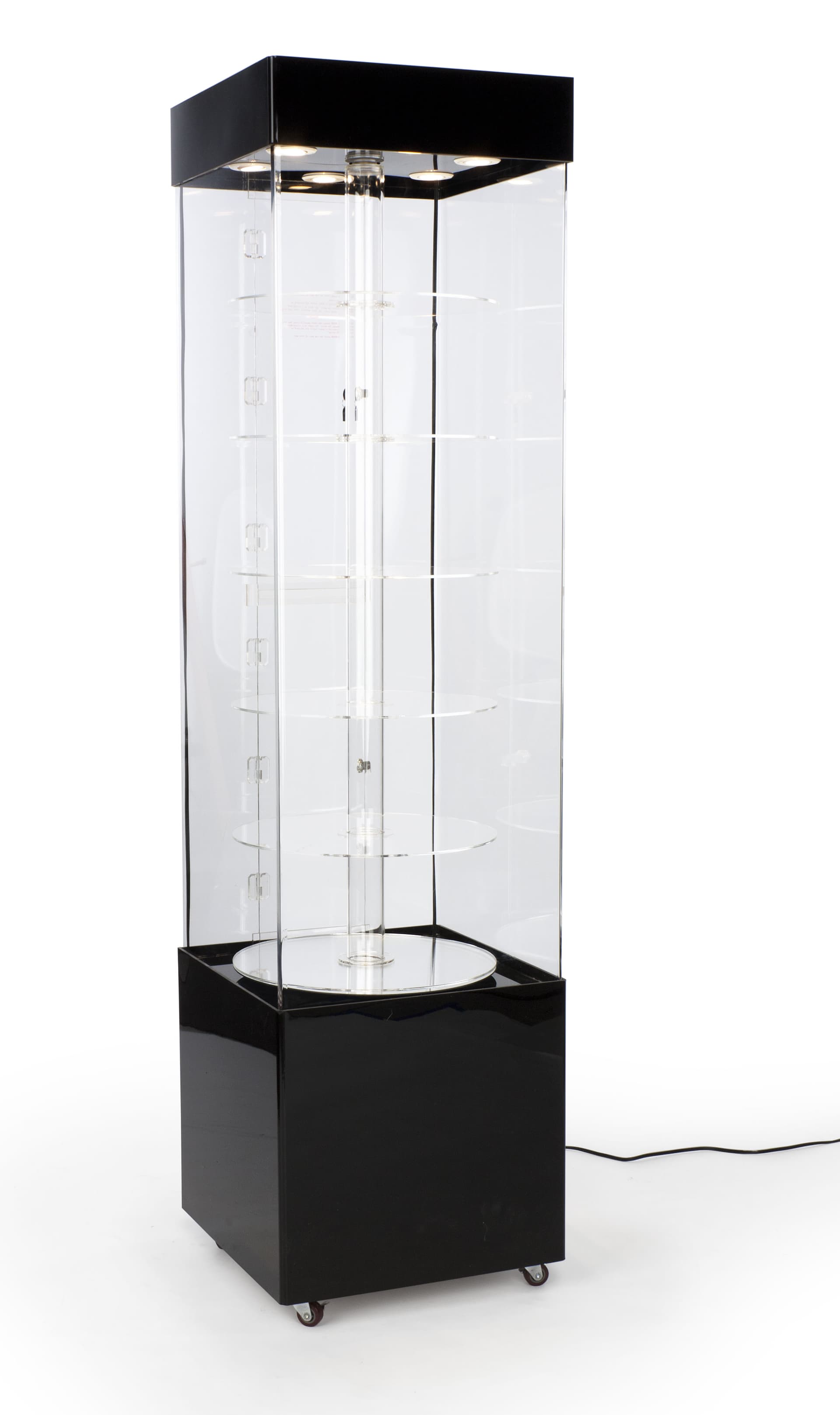 rotating display case