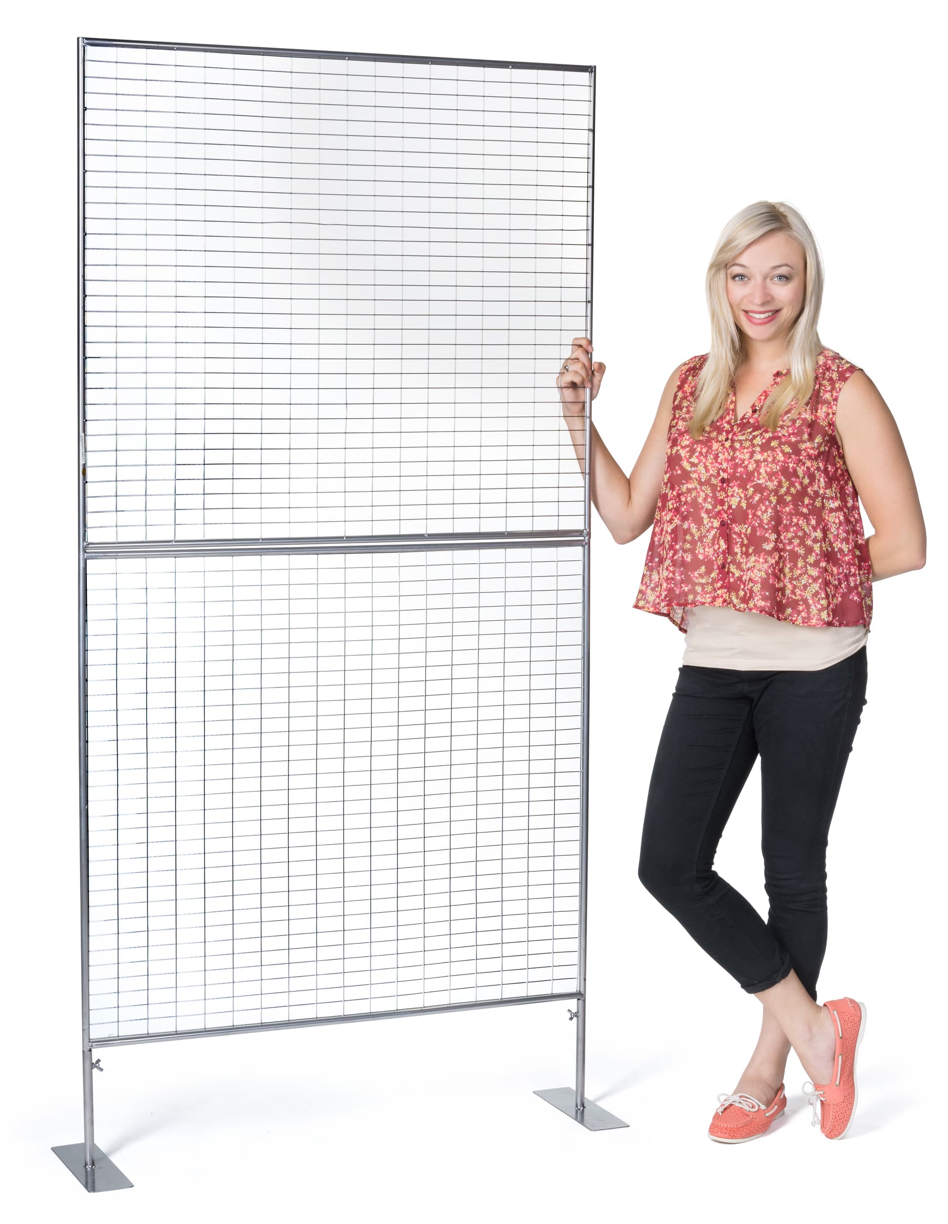 100"w x 75"h x 40"d Wire Art Grid Panels