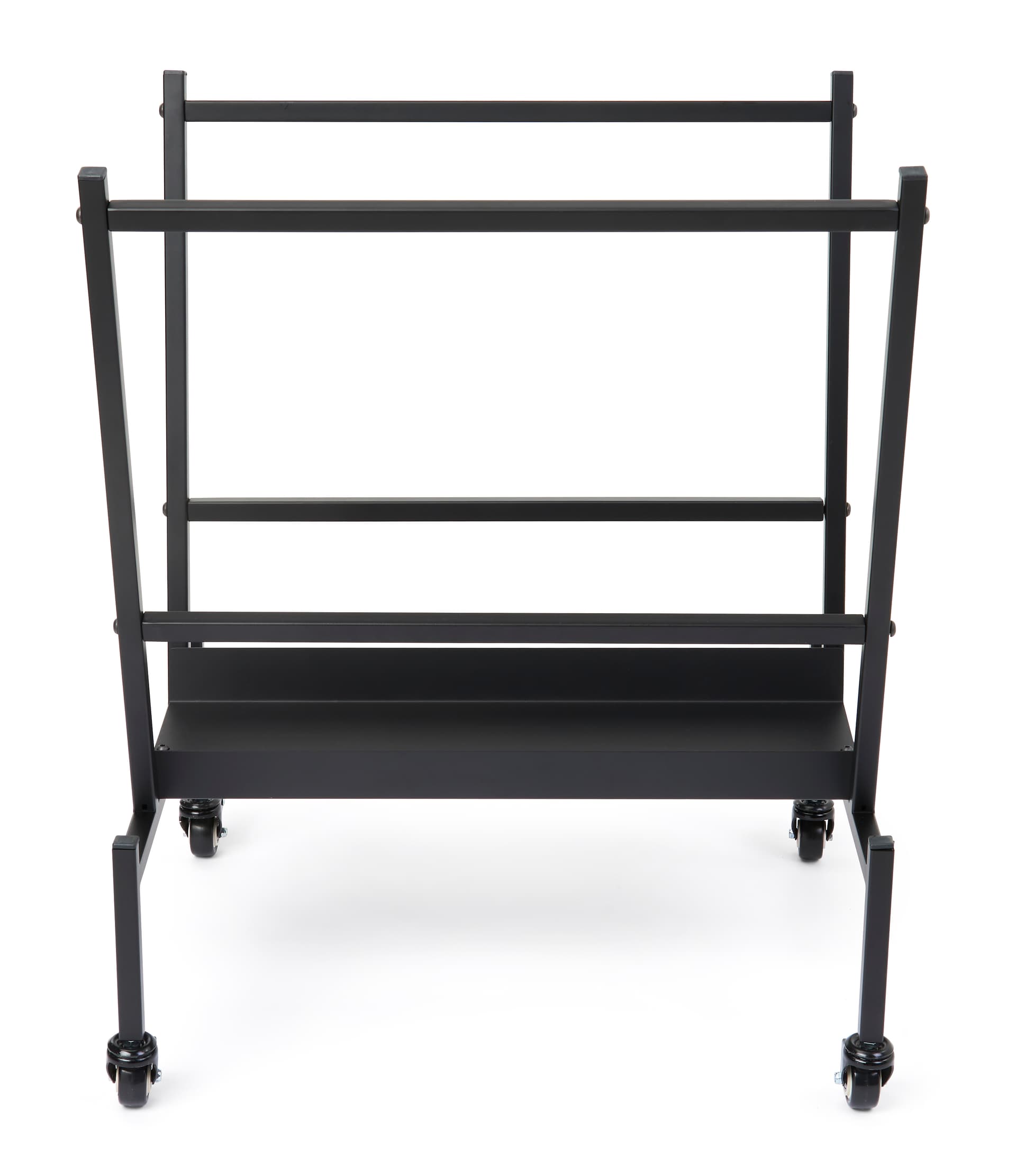 Print storage rack with hardware included 