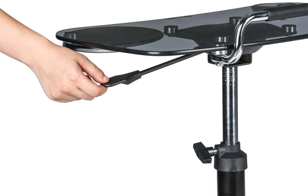 Height Adjustable Rolling Laptop Workstation