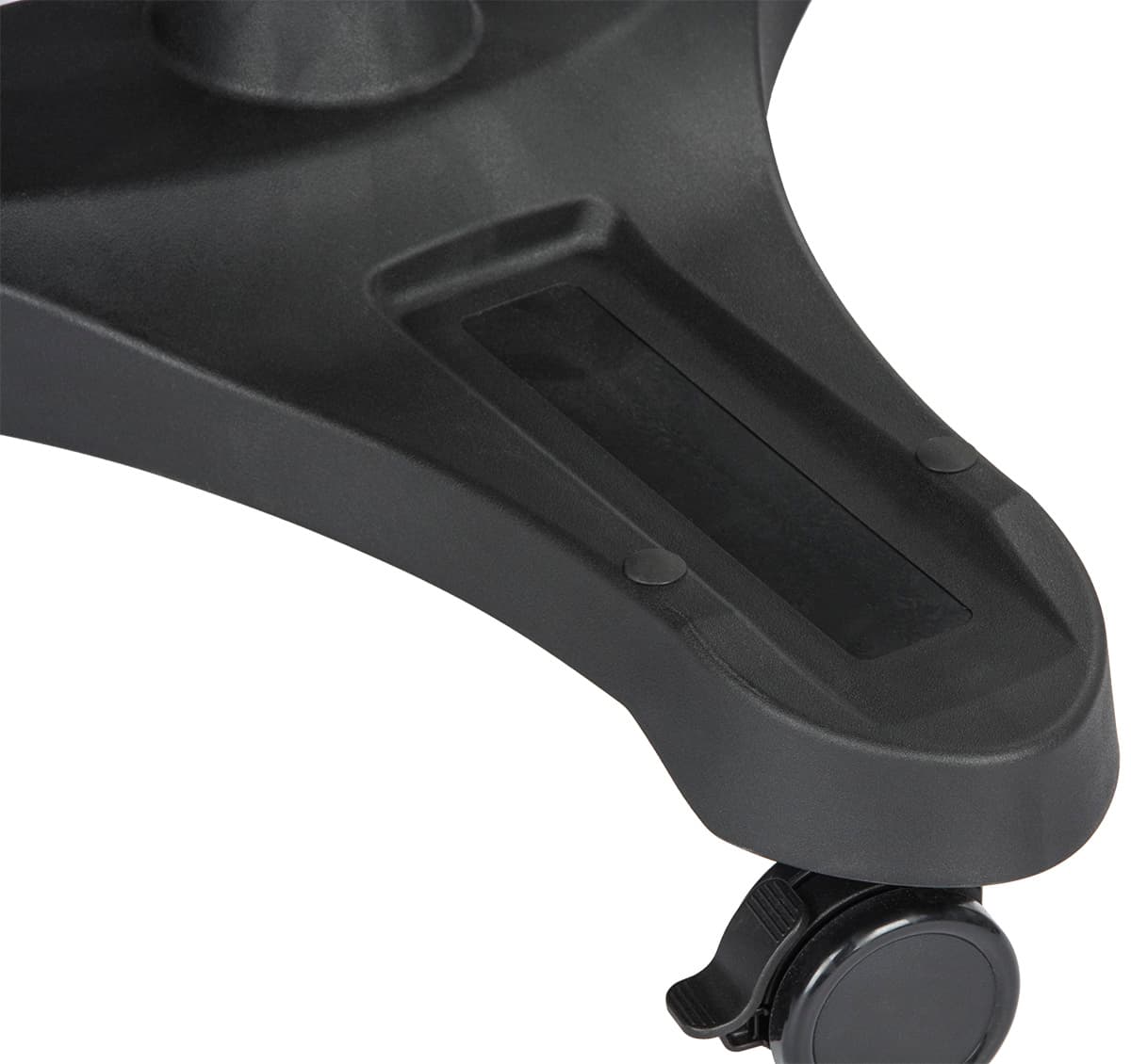 Rolling iPad Workstation with Power Strip Slot Built into Base