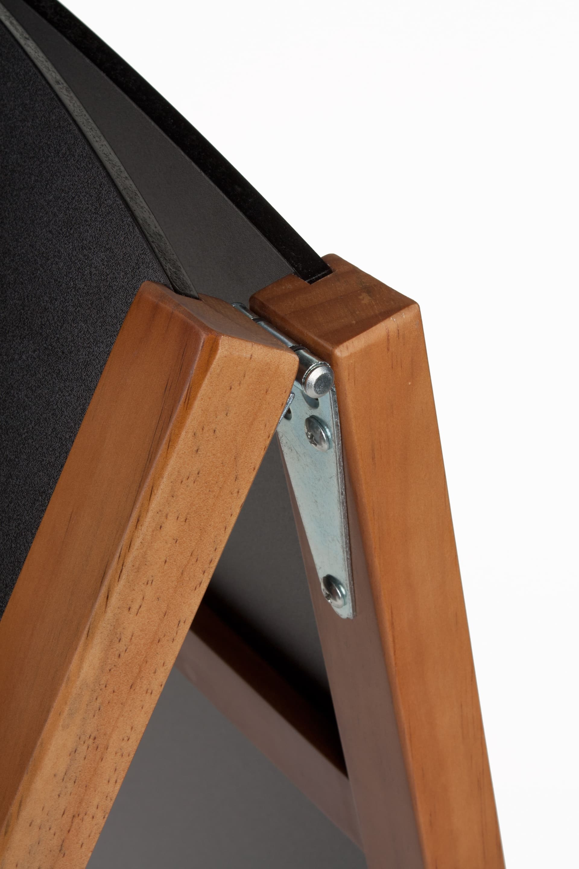 Folding digitally printed chalkboard easel with custom graphic